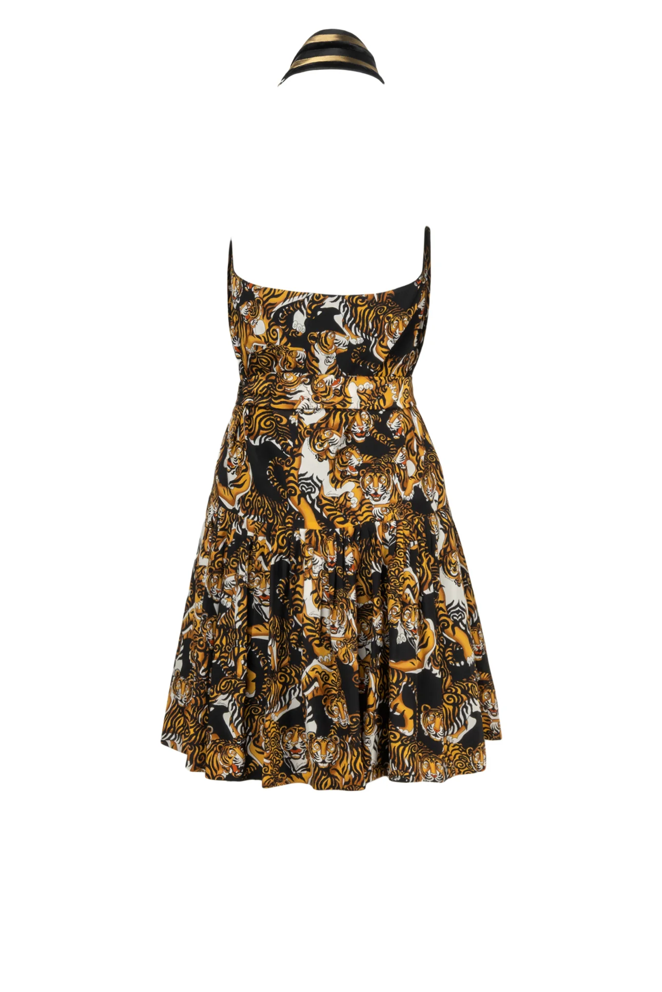 Gucci Size 44 2008 Tiger Print Silk Dress - Image 2