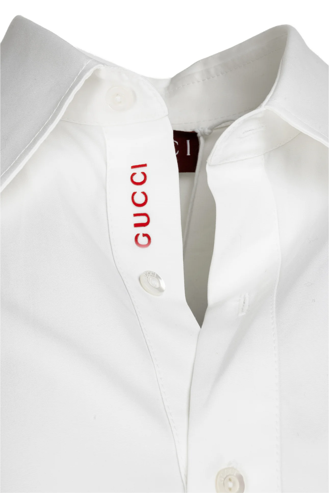 Gucci Size 44 Oversized Logo Poplin Shirt - Image 3