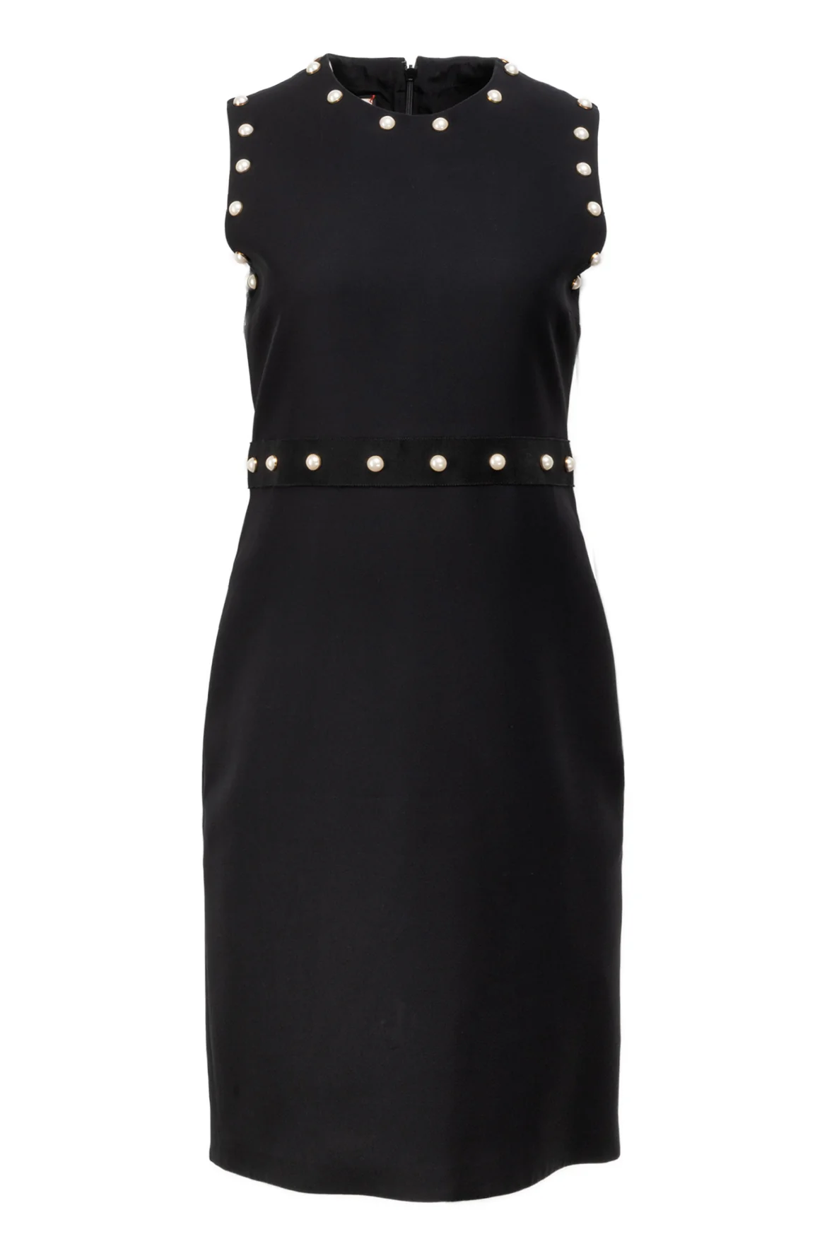Gucci Size 44 Pearl Embellished Sleeveless Dress