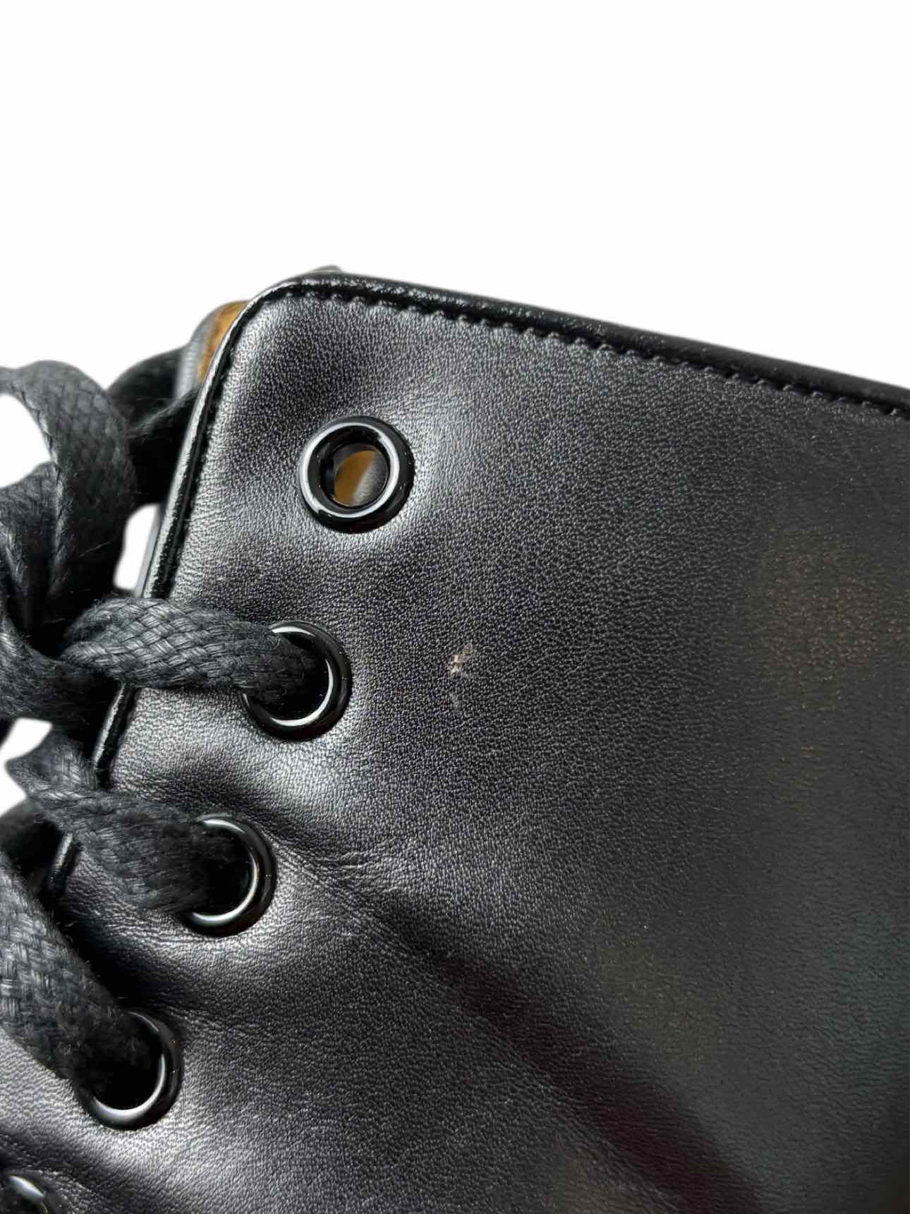 Gucci Size 6 Leather Combat Ankle Boots - Image 12