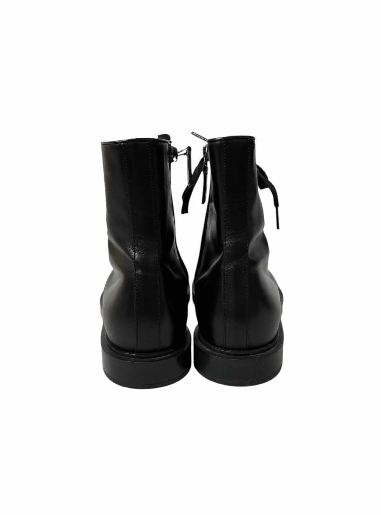 Gucci Size 6 Leather Combat Ankle Boots - Image 4