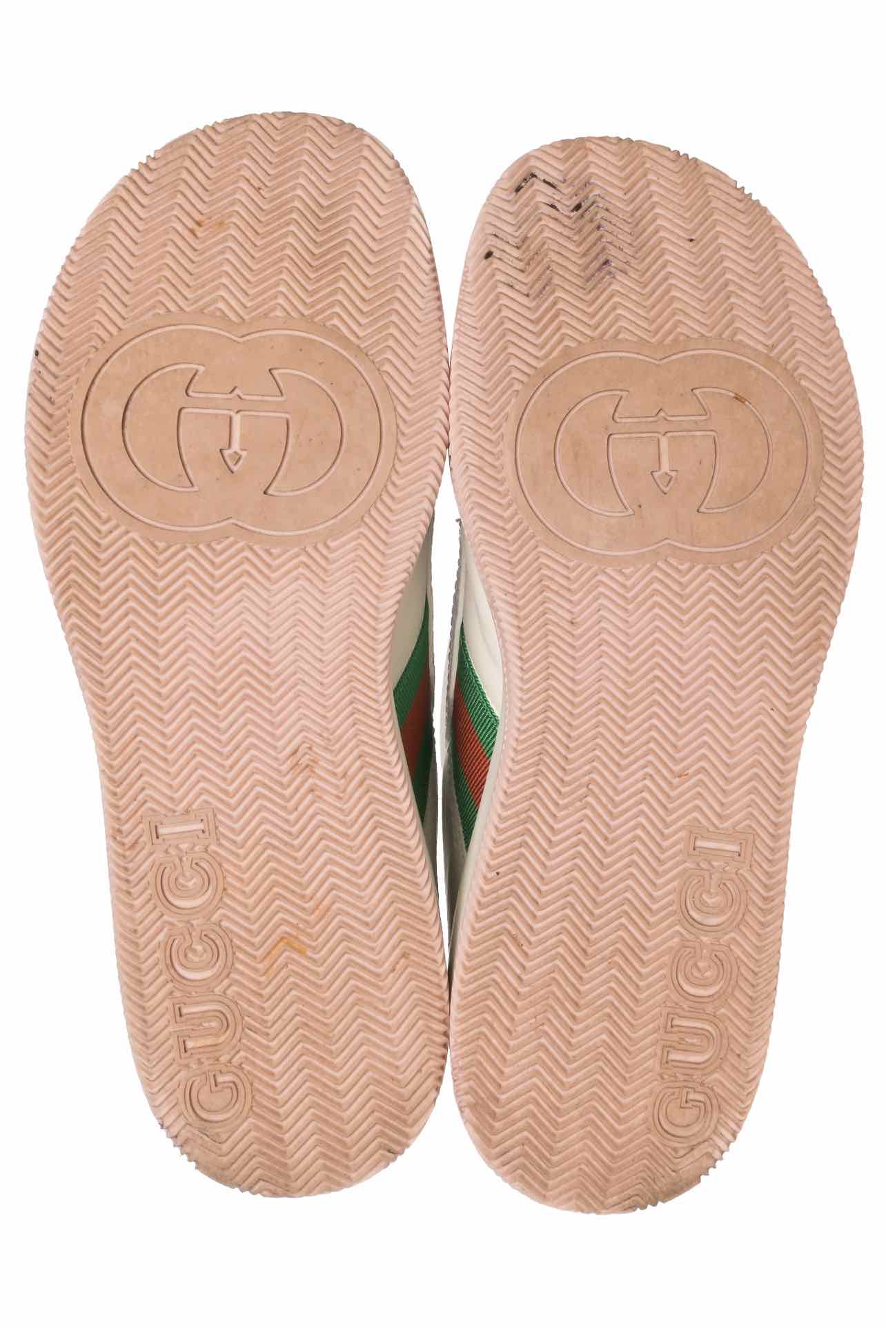 Gucci Size 6 Men's Web Lace Up Low Sneakers - Image 6