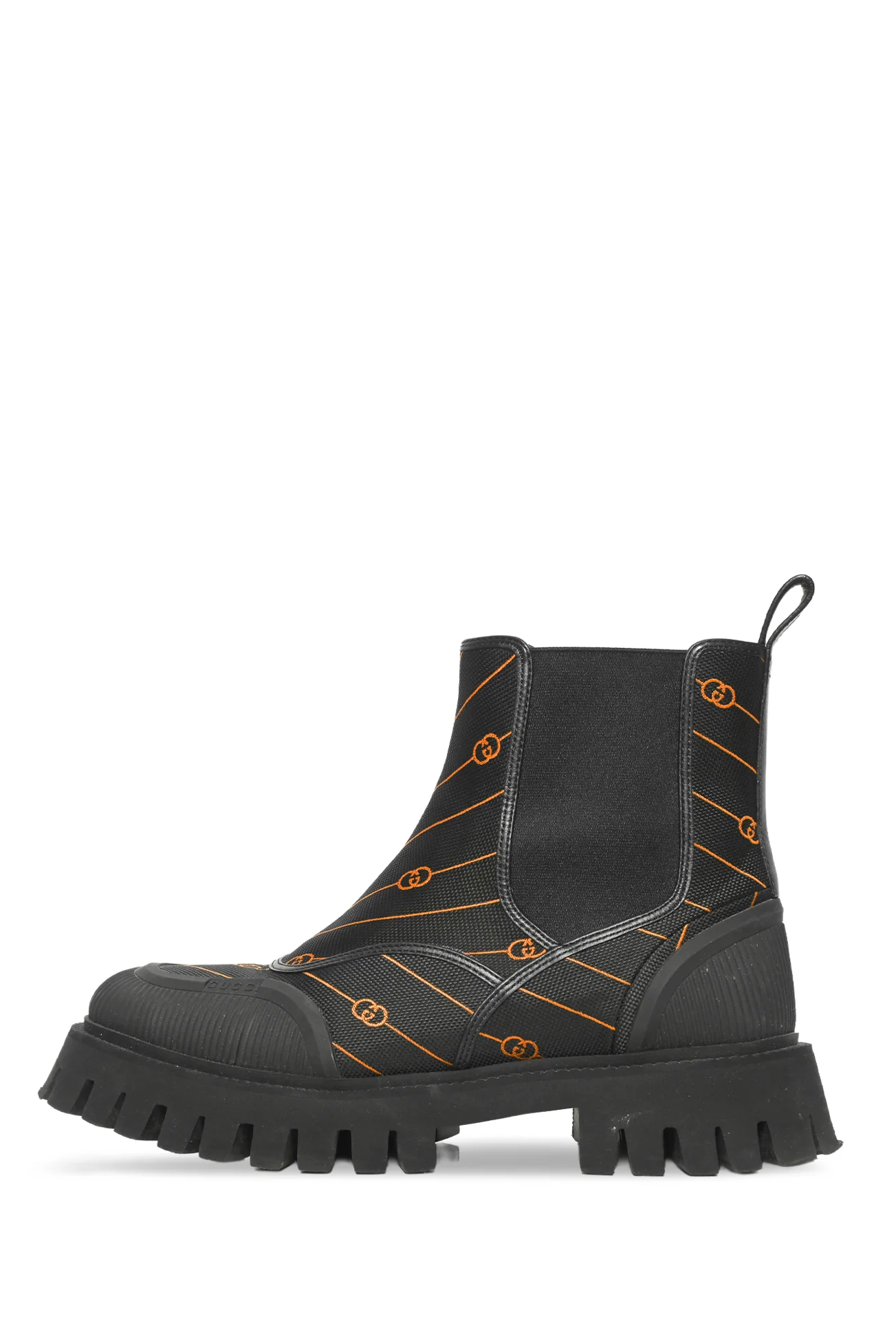 Gucci Size 9 Men's Novo GG Canvas Chelsea Boots - Image 3