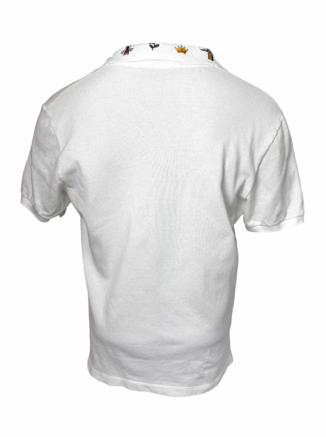 Gucci Size L Men's Embroidered Cotton Polo Shirt - Image 2