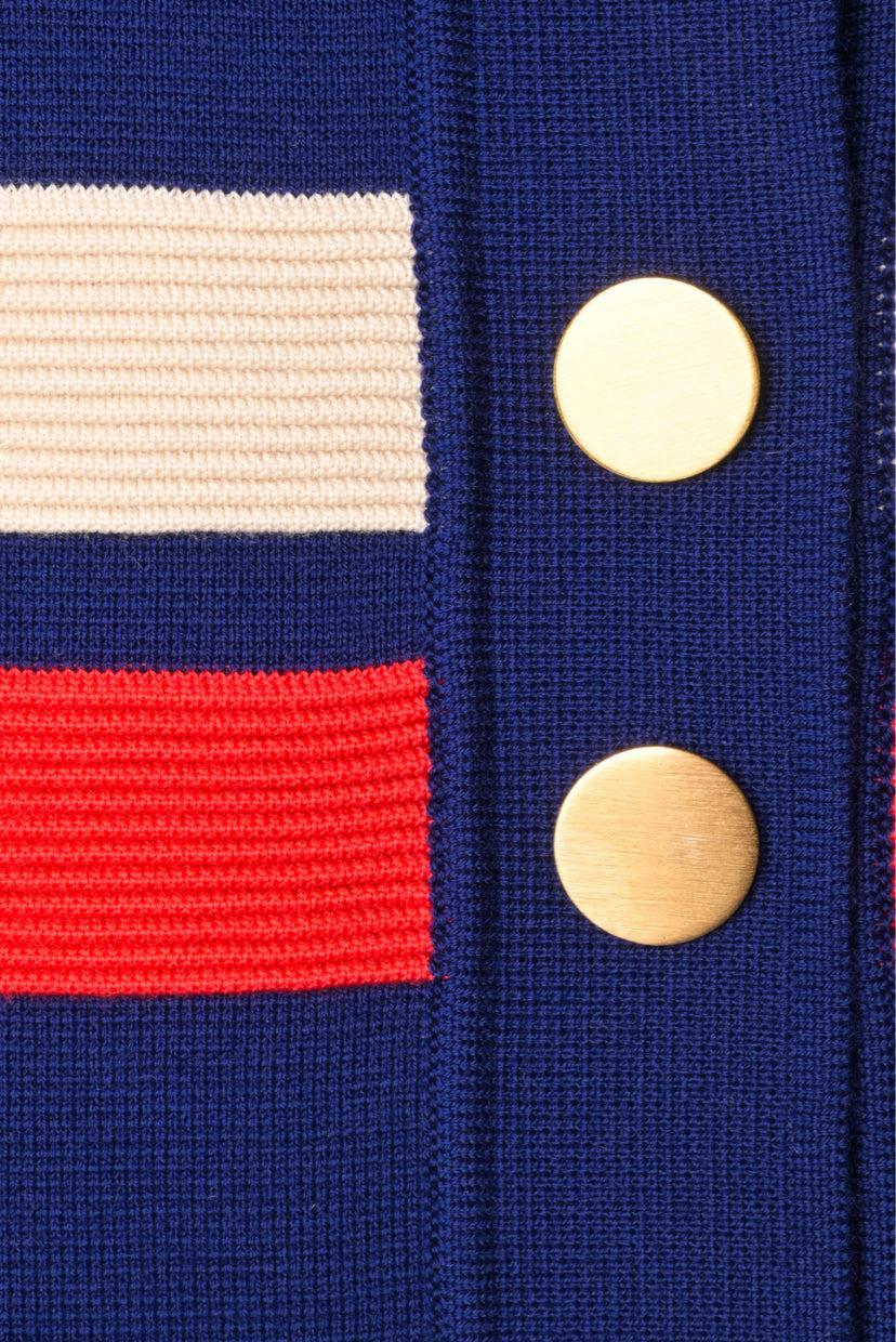 Gucci Size M 2019 Striped Cardigan - Image 3