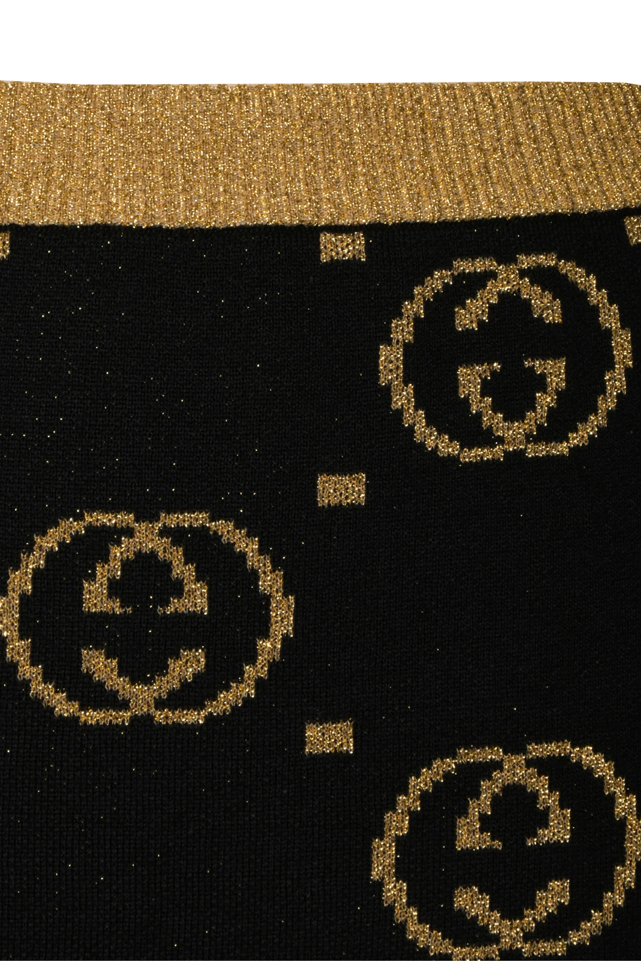 Gucci Size M GG Wool-Blend Midi Skirt - Image 3