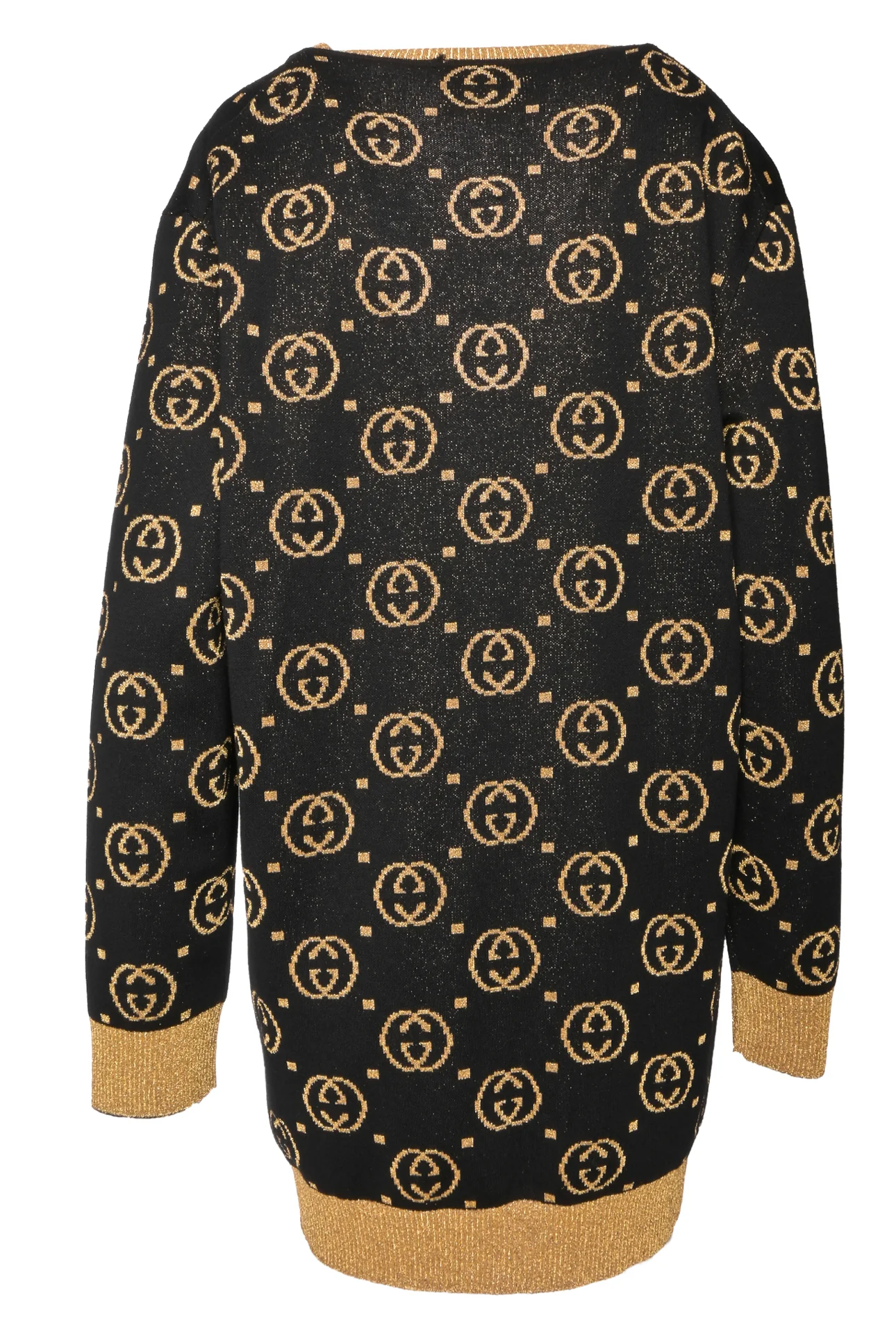 Gucci Size M Lurex GG Wool-Blend Cardigan - Image 2