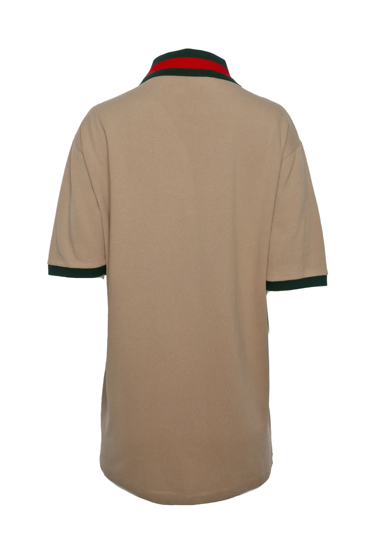 Gucci Size M Men's Cotton Piquet Web Collar Polo T-Shirt - Image 2