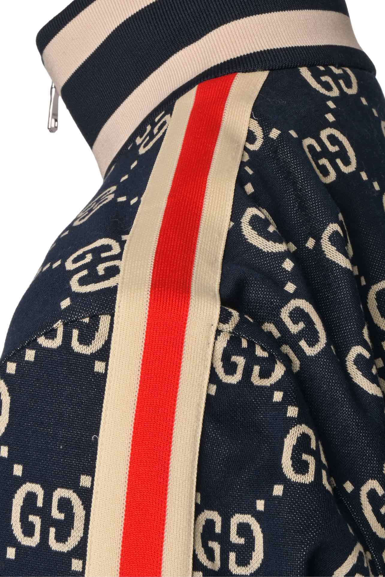 Gucci Size M Men's GG Jacquard Cotton Jacket - Image 4