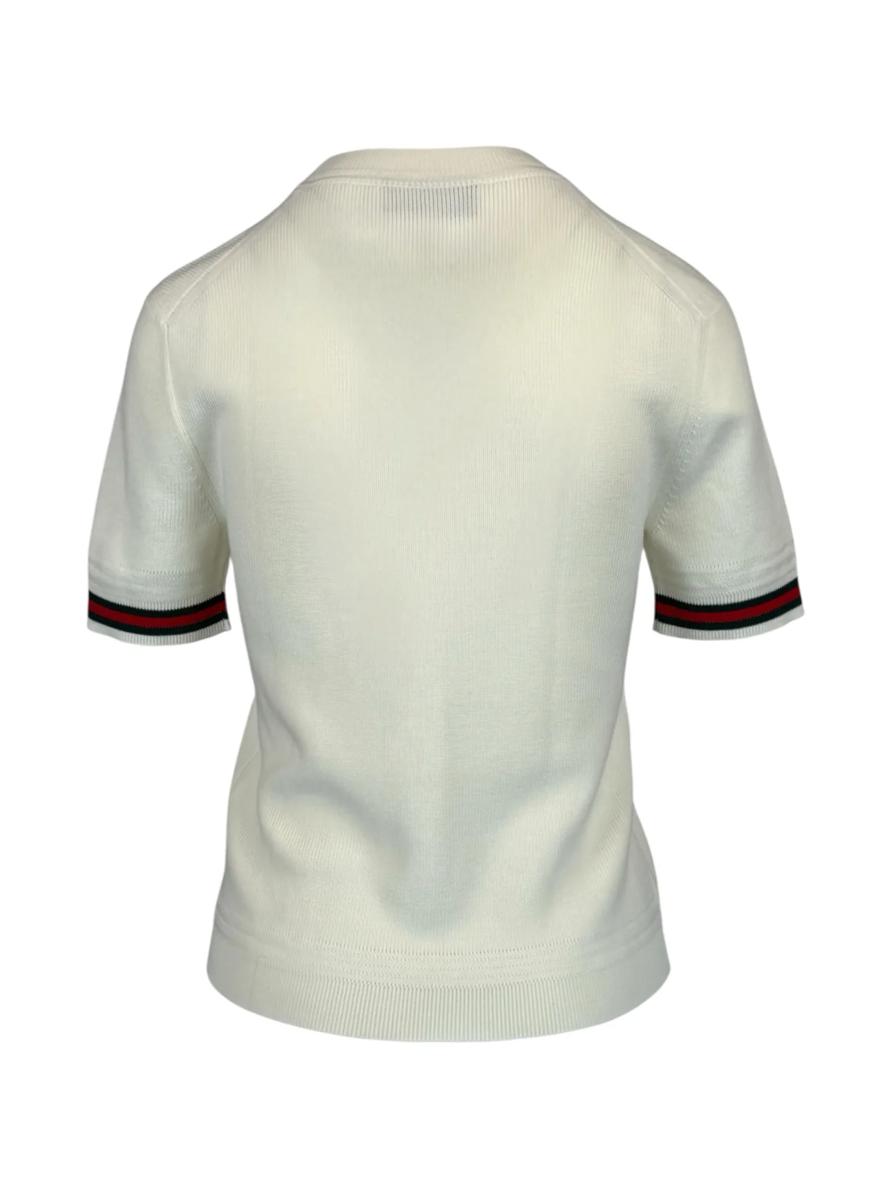 Gucci Size M Short Sleeve Wool Sweater - Image 2