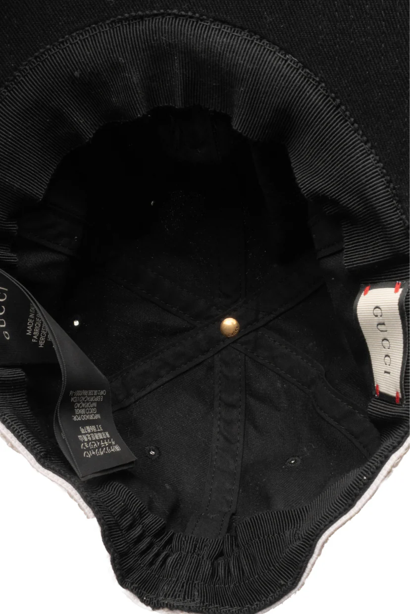 Gucci Size S Logo Print Headband Cap Hat - Image 3