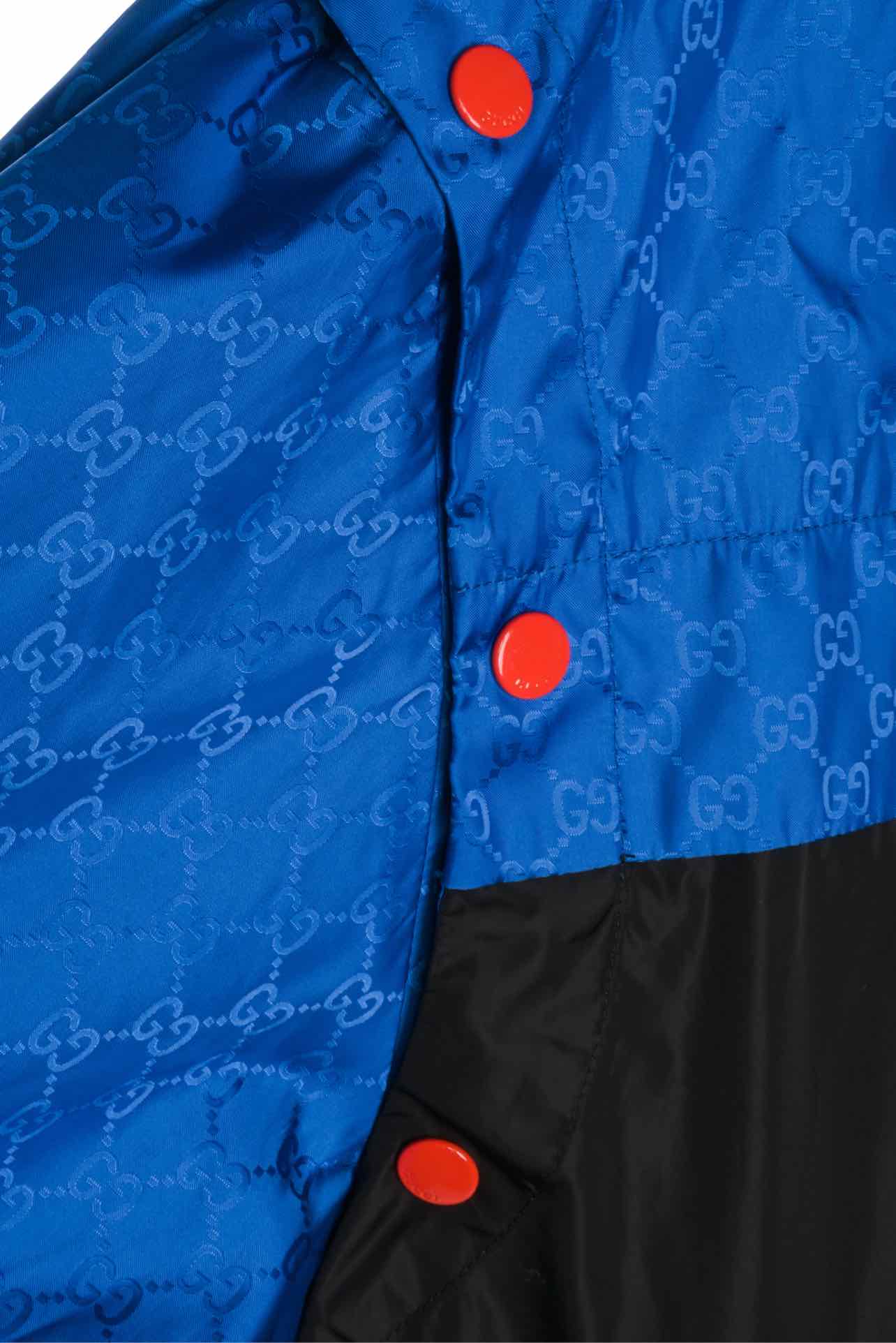 Gucci Size S Men's GG Nylon Hooded Windbreaker Jacket - Image 4