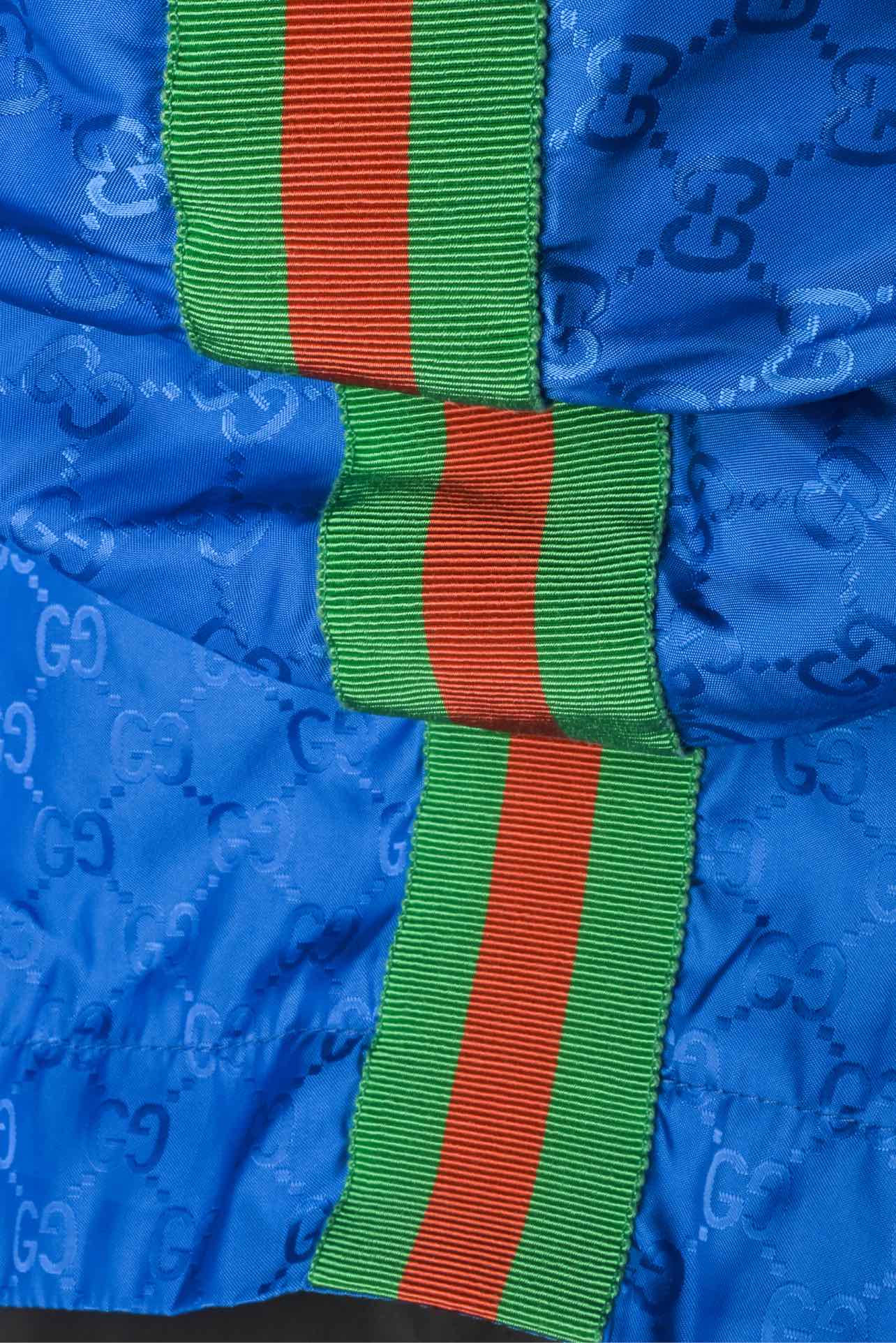 Gucci Size S Men's GG Nylon Hooded Windbreaker Jacket - Image 5