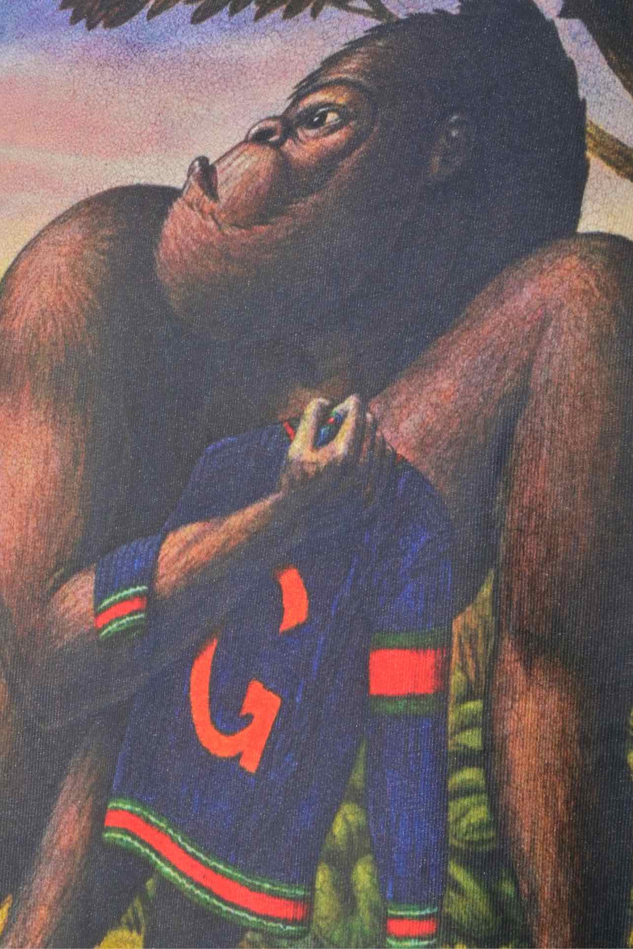 Gucci Size S Men's Gorilla Graphic T-shirt - Image 3