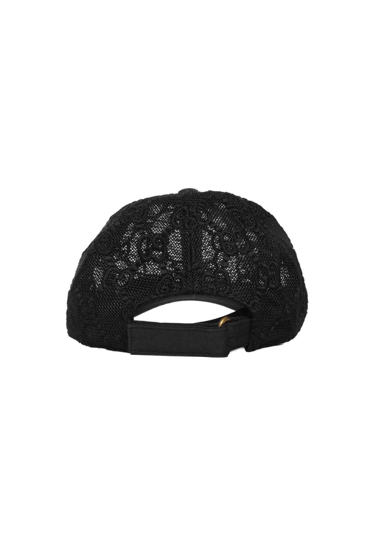 Gucci Size S Monogram Lace Baseball Hat - Image 3