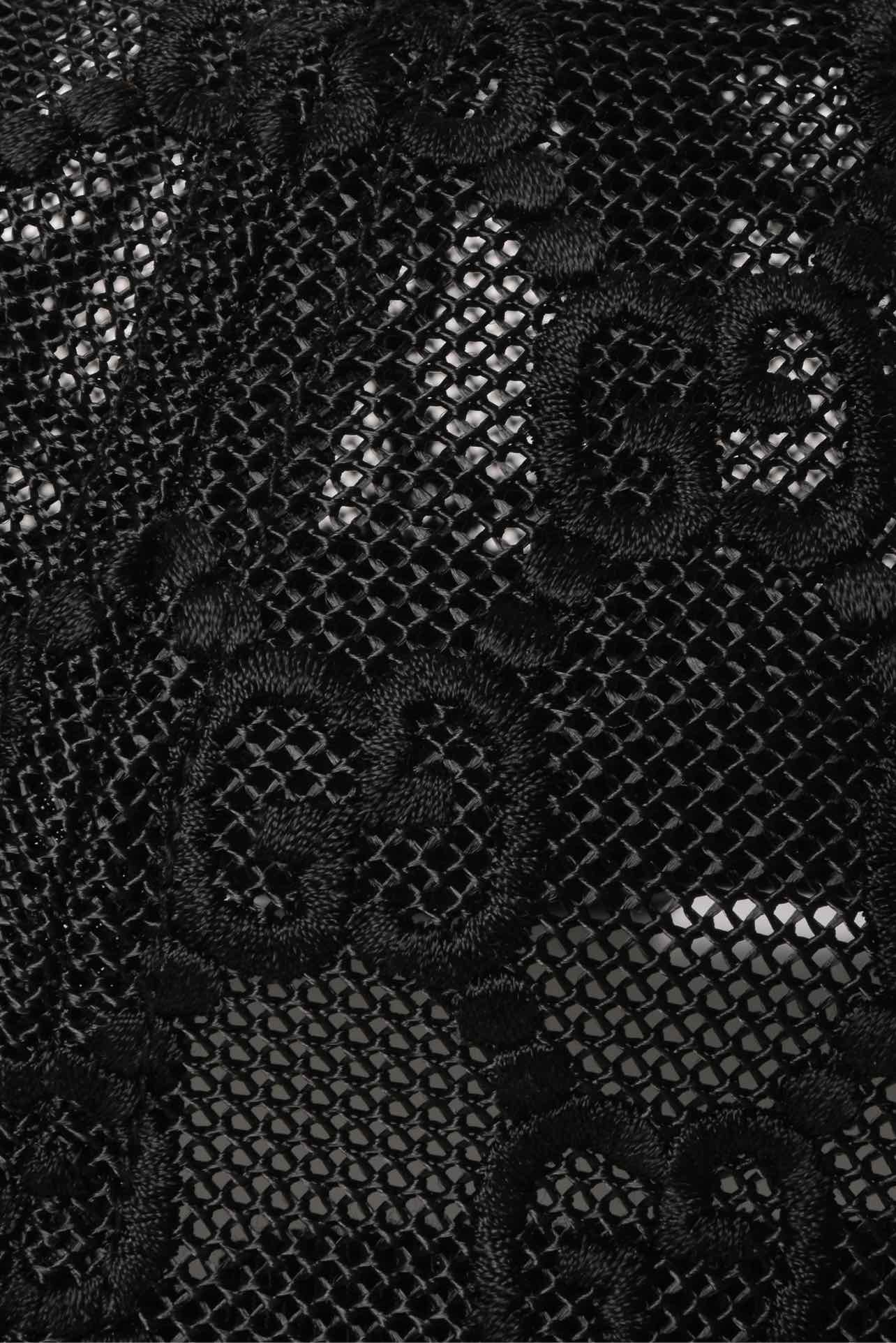 Gucci Size S Monogram Lace Baseball Hat - Image 5
