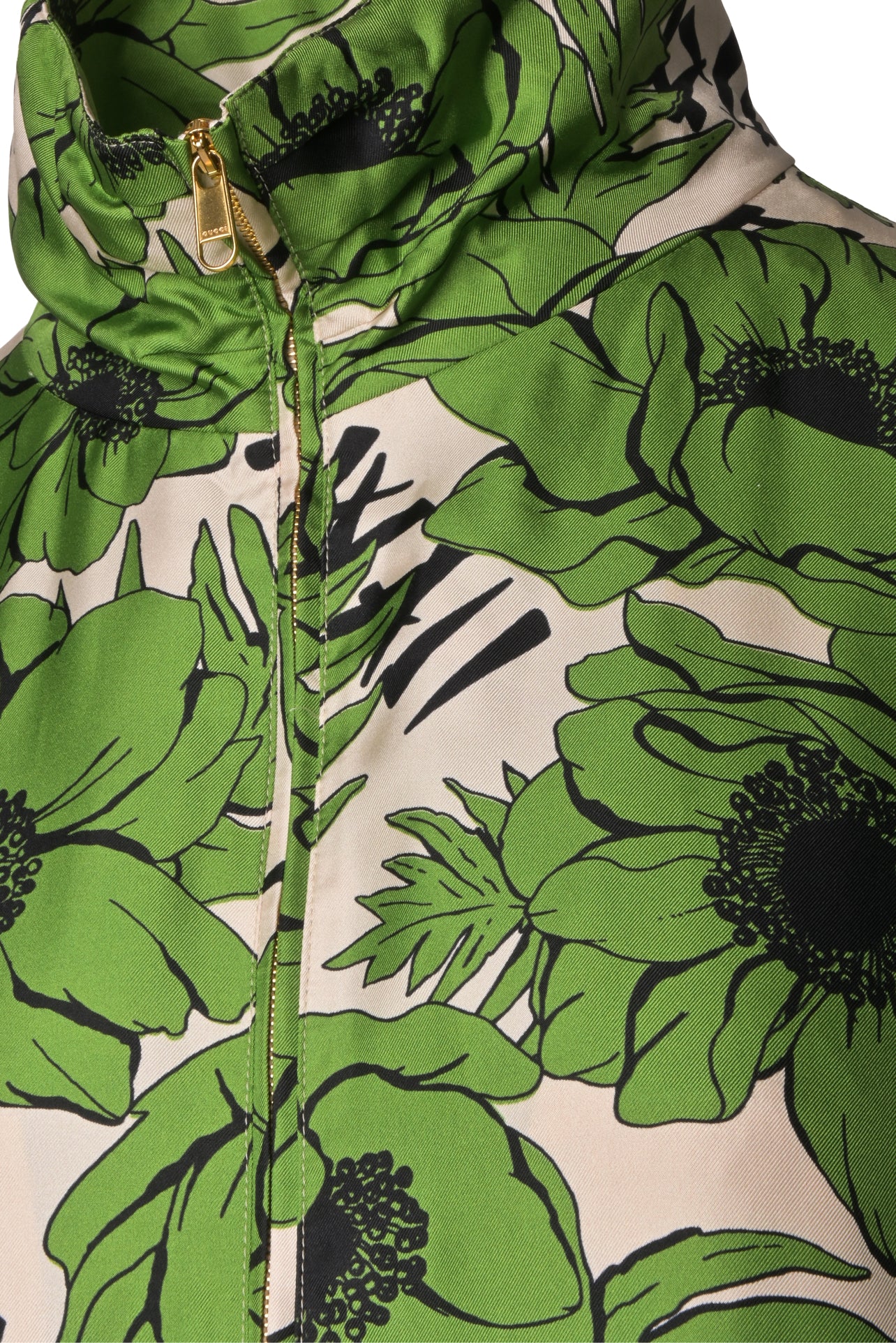 Gucci Size XL Men's Hawaii Poppy Floral Silk Jacket - Image 3