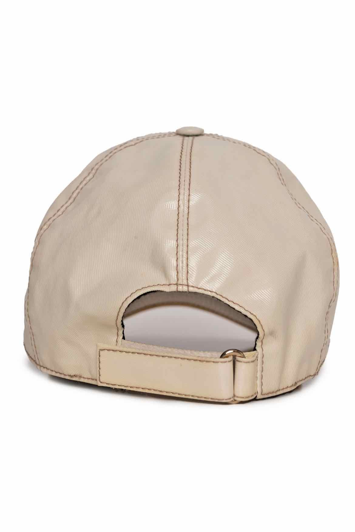 Gucci Size XL Men's Patent Leather GG Logo Hat - Image 3
