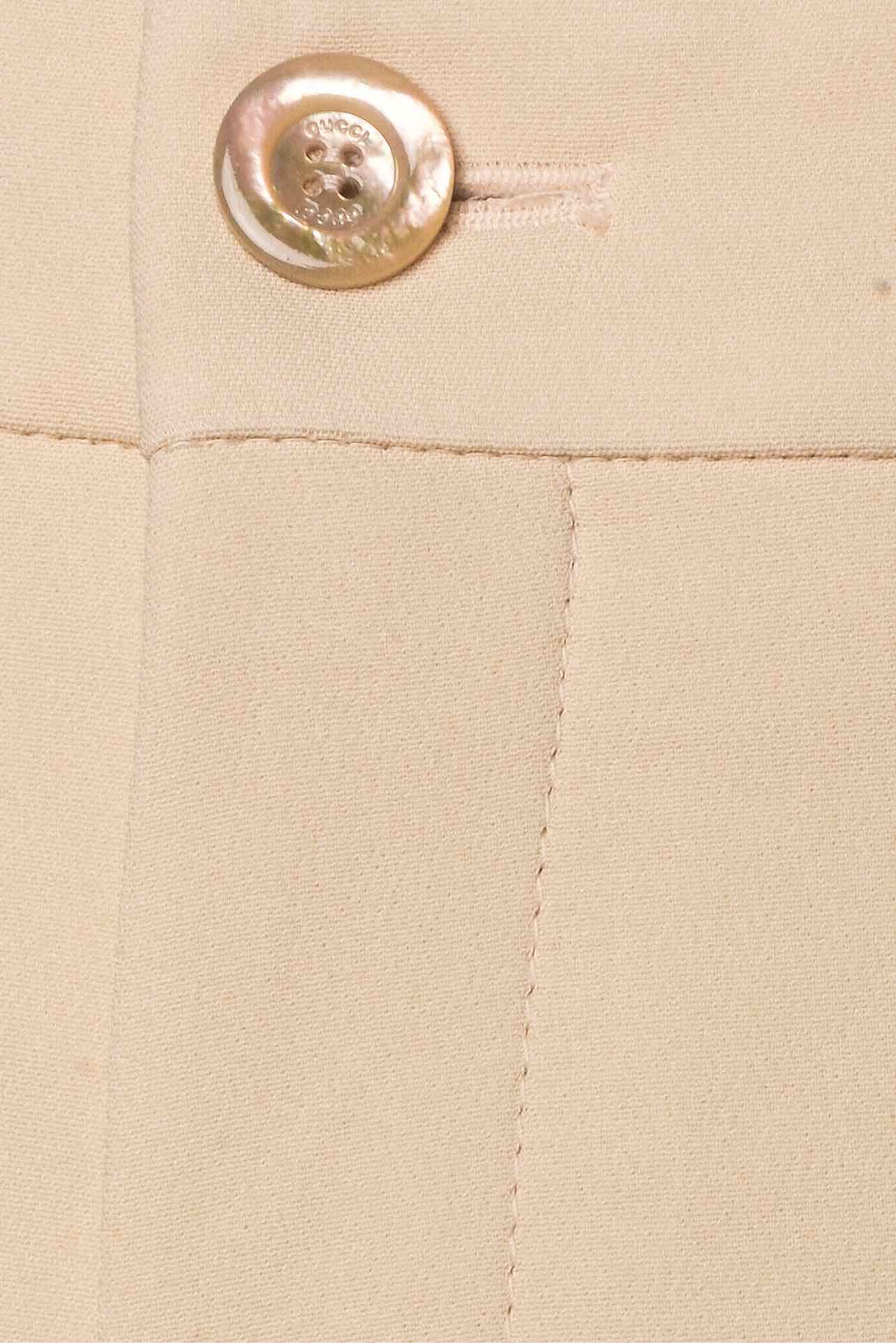 Gucci Size XS Crepe Wed Stripe Detail Culottes - Image 3