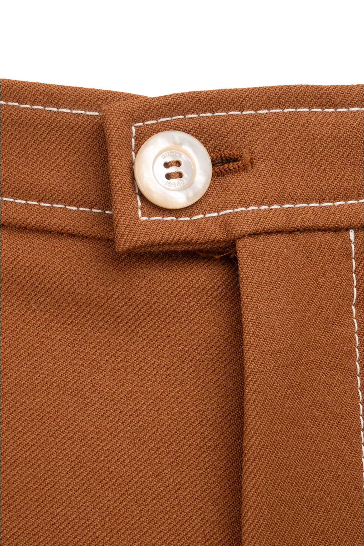 Gucci Size XS F/W 2016 Collection Zip Accent Wool Pants - Image 3
