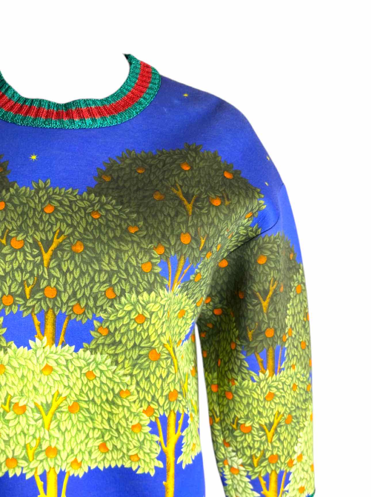 Gucci Size XS Night Garden Print Sweatshirt - Image 3