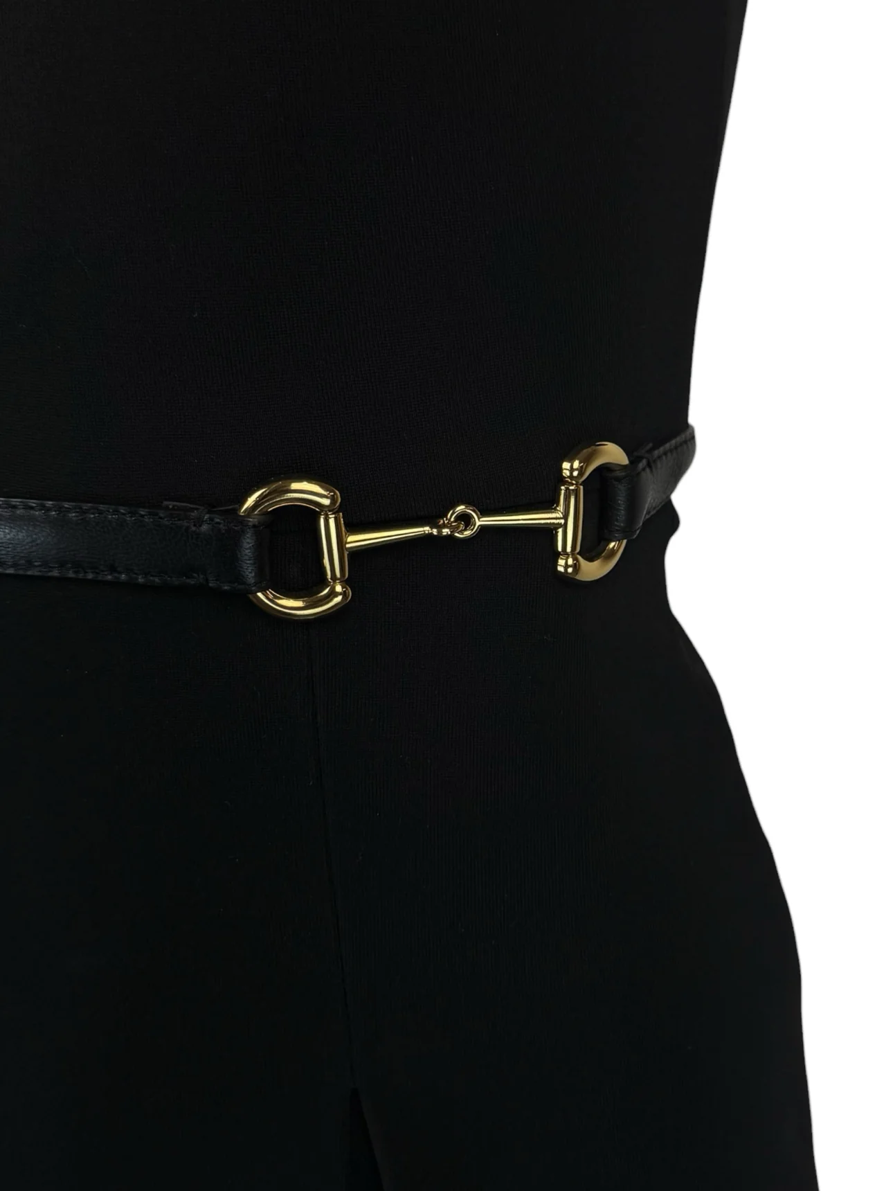 Gucci Size XXS Horsebit Belt Pleated Dress - Image 3