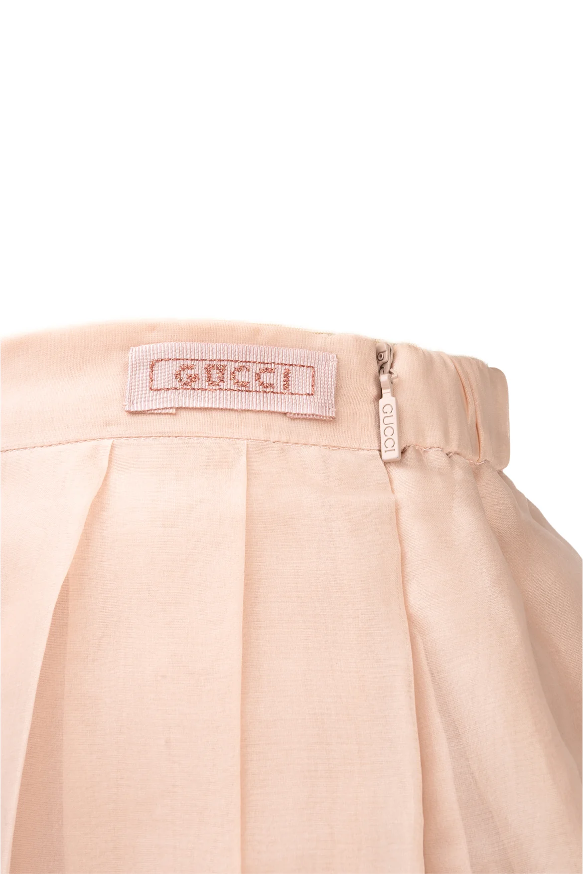 Gucci Size XXS/XS Youth 12 Silk Pleated Midi Skirt - Image 3
