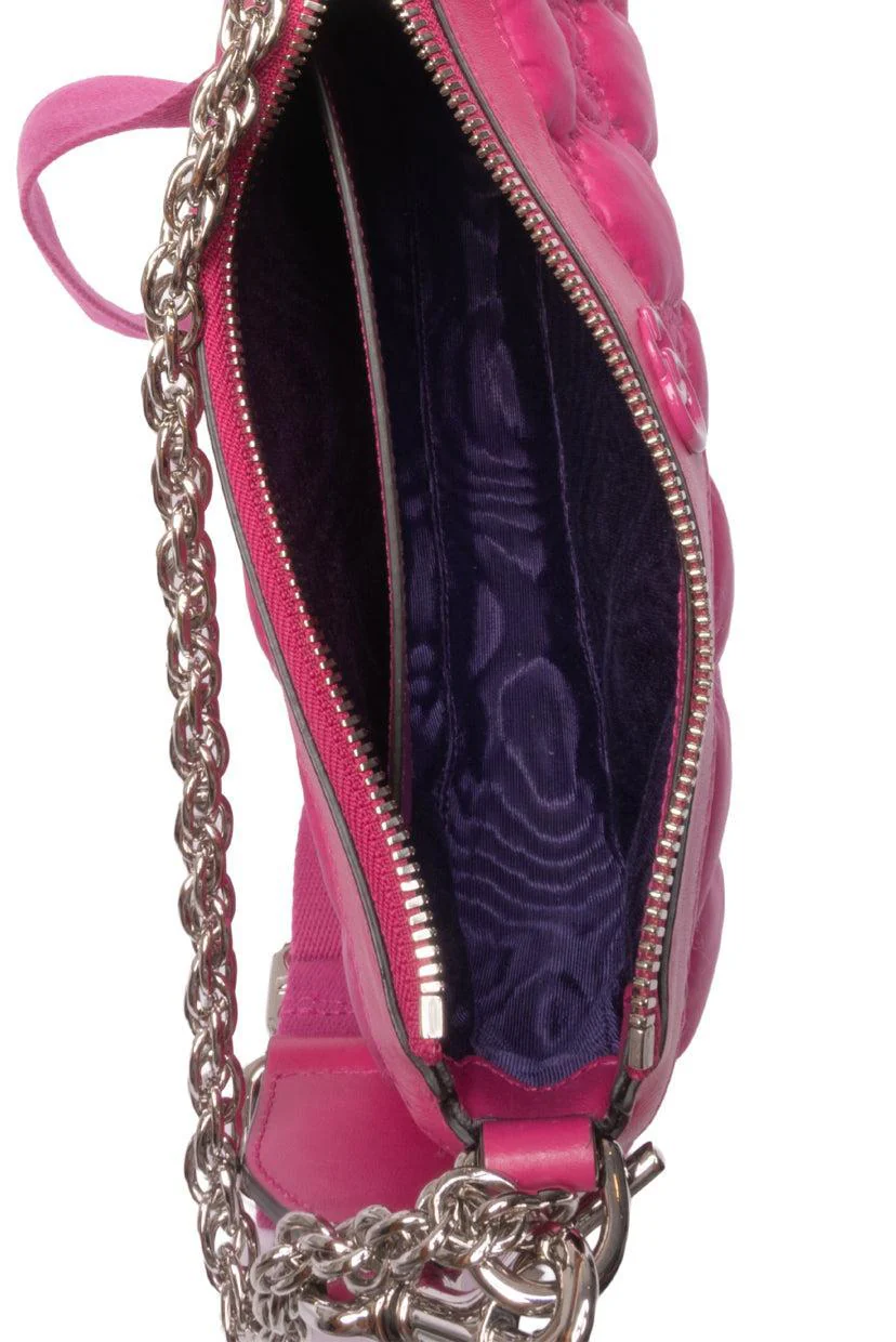 Gucci Small GG Quilted Matelasse Leather Trim Shoulder Bag - Image 6