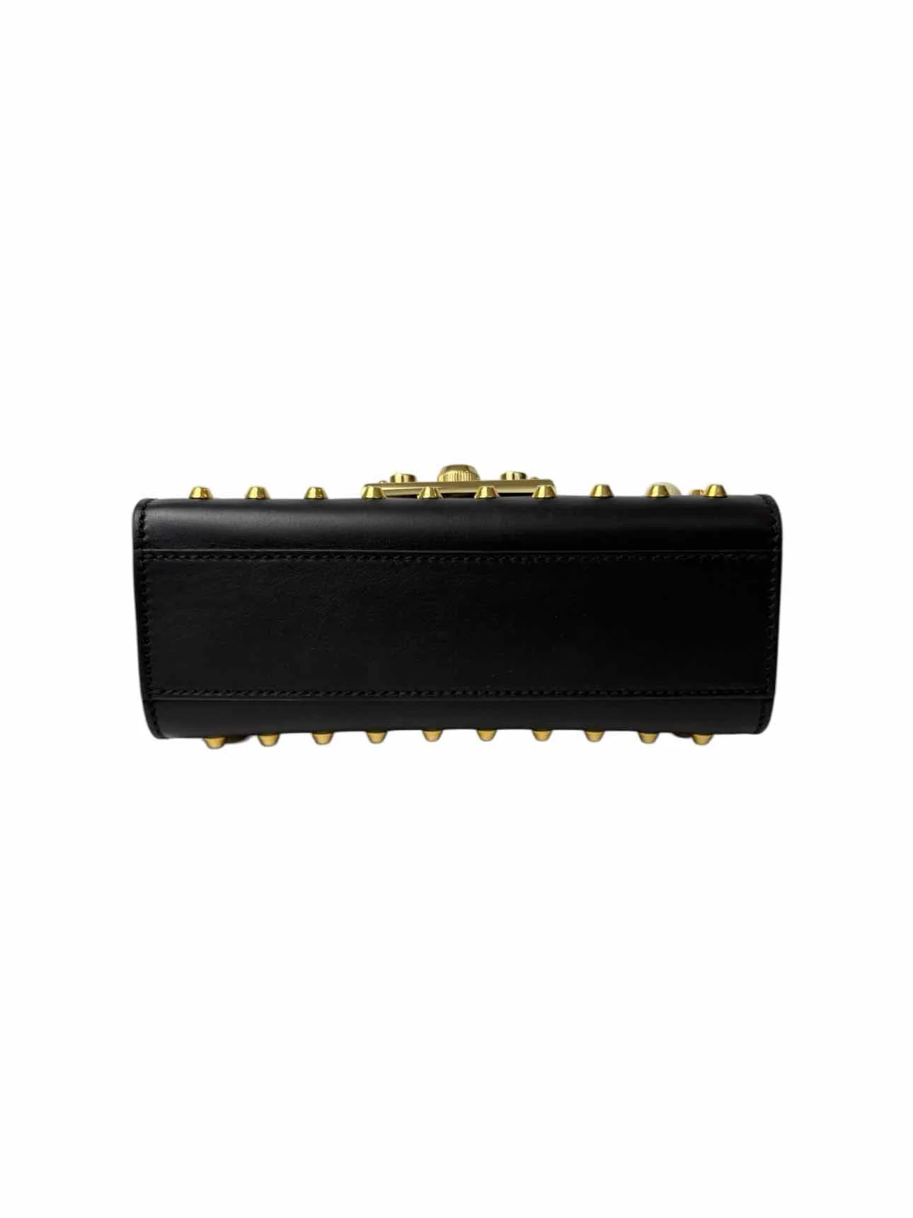 Gucci Small Studded Leather Padlock Purse - Image 5