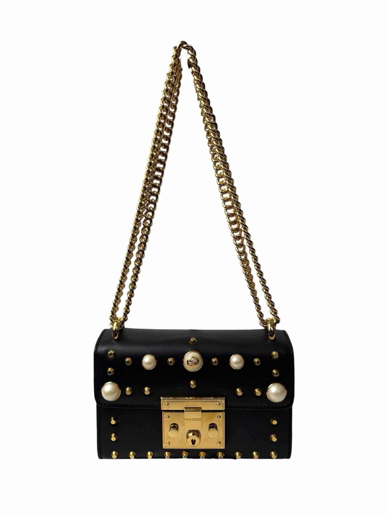Gucci Small Studded Leather Padlock Purse - Image 6