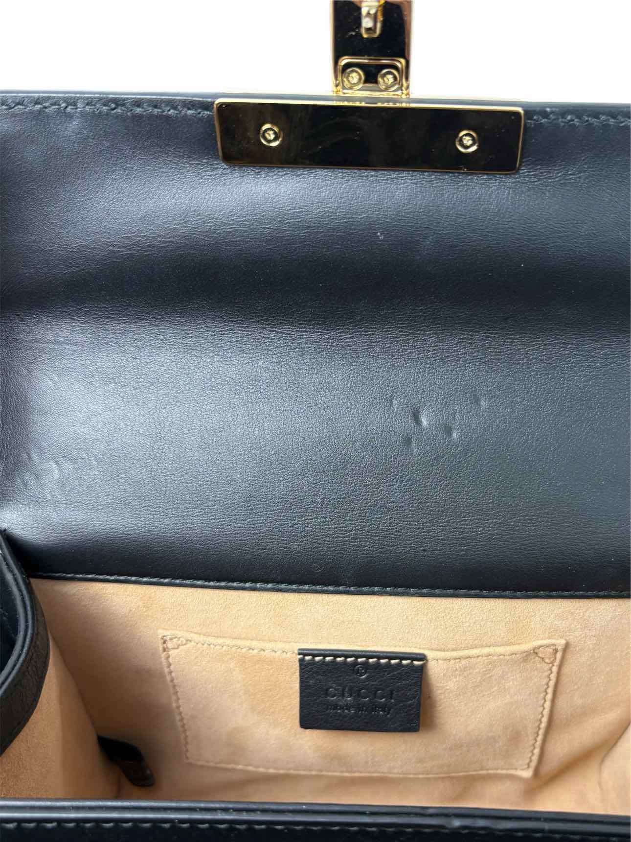 Gucci Small Studded Leather Padlock Purse - Image 8