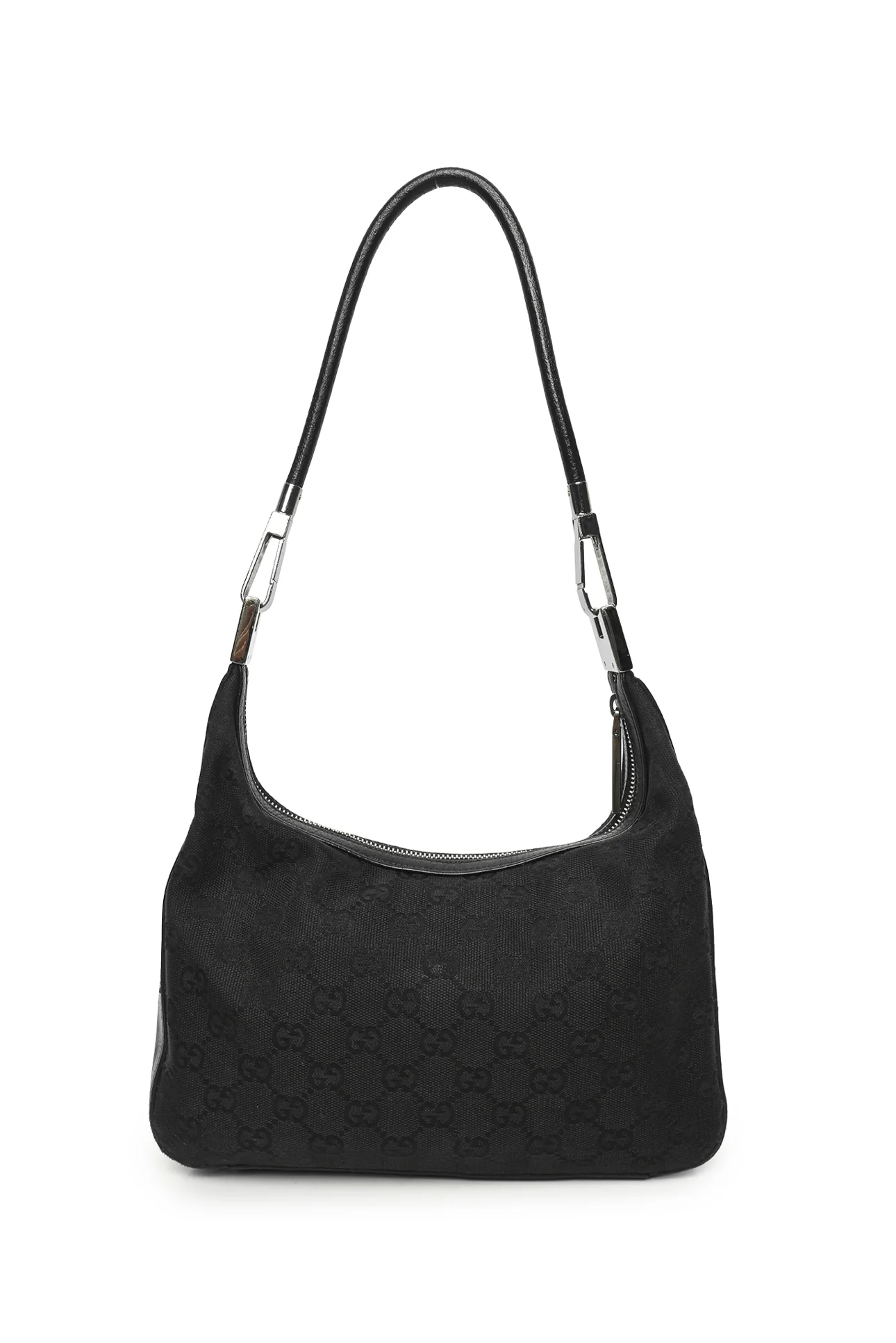 Gucci Vintage GG Canvas Hobo Shoulder Bag - Image 3