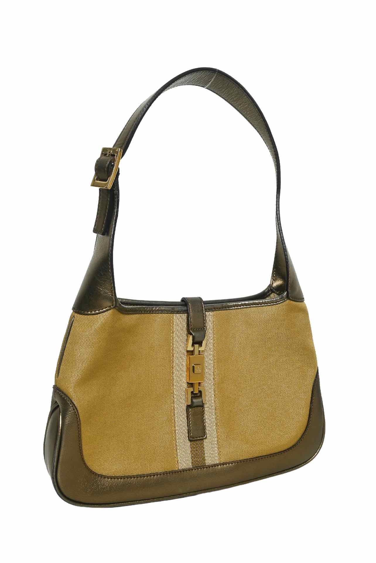 Gucci Vintage Metallic Jackie O Hobo Bag - Image 2