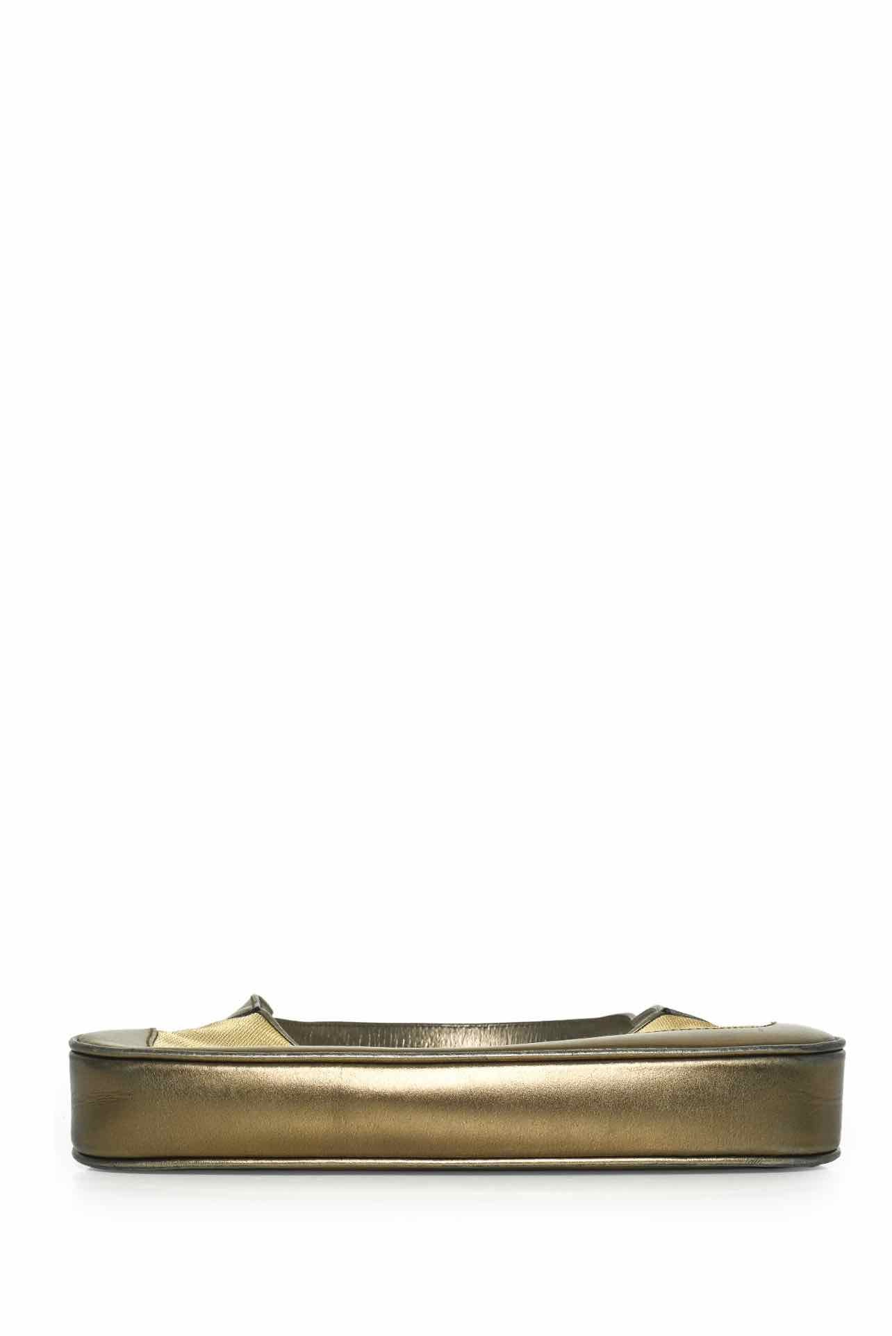 Gucci Vintage Metallic Jackie O Hobo Bag - Image 4