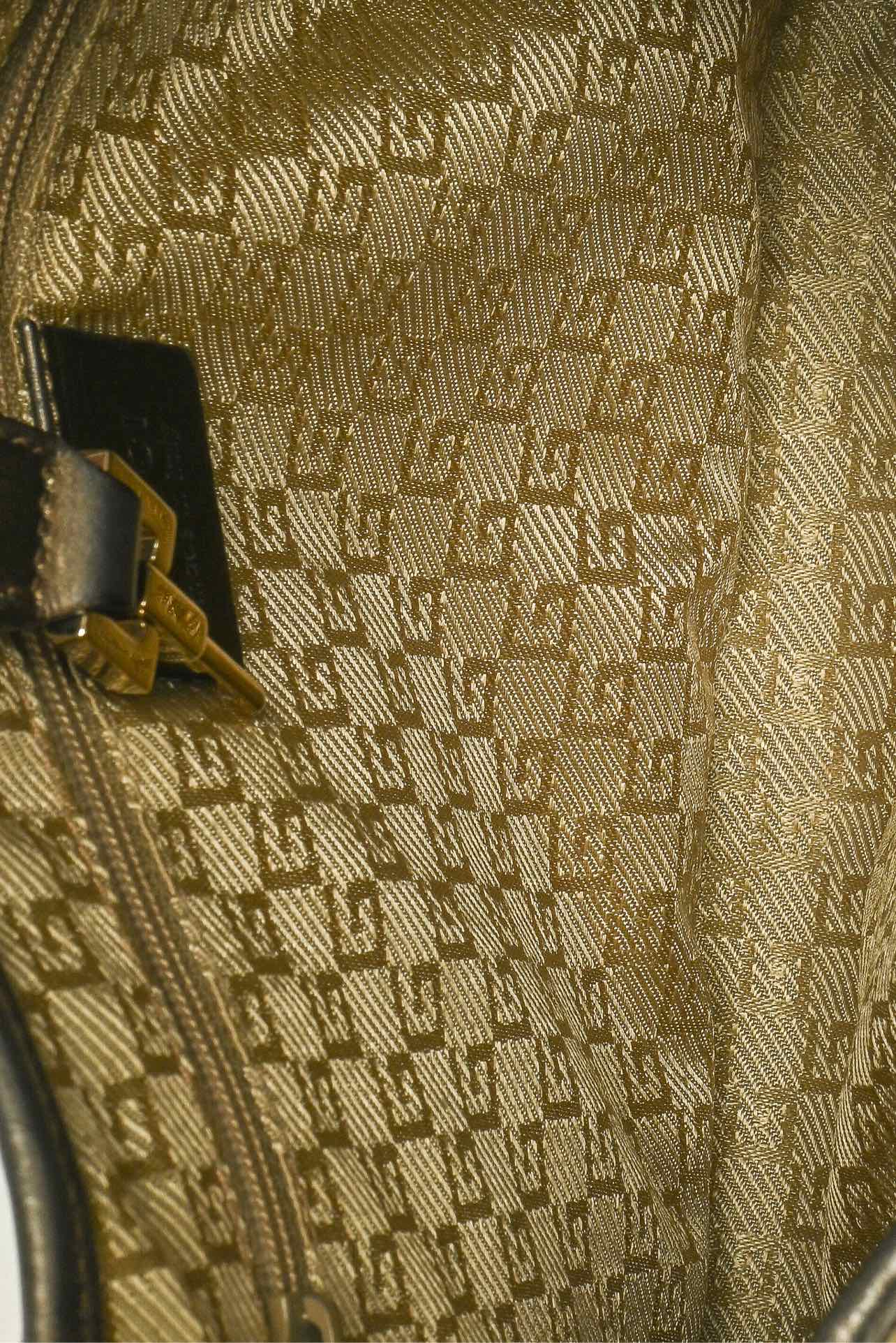 Gucci Vintage Metallic Jackie O Hobo Bag - Image 6