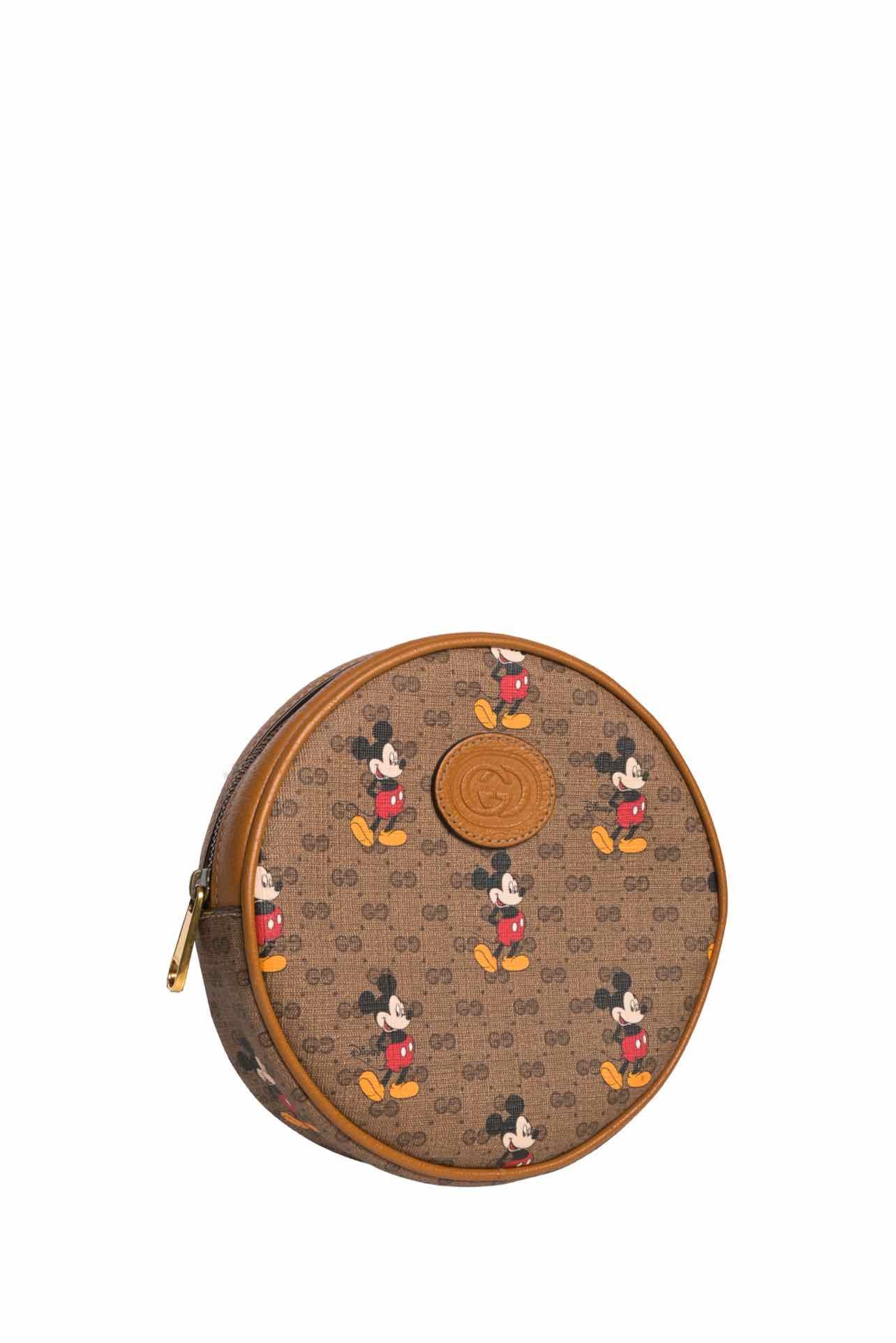 Gucci x Disney Mini Vintage GG Supreme Monogram Mickey Mouse Round BackPack - Image 2