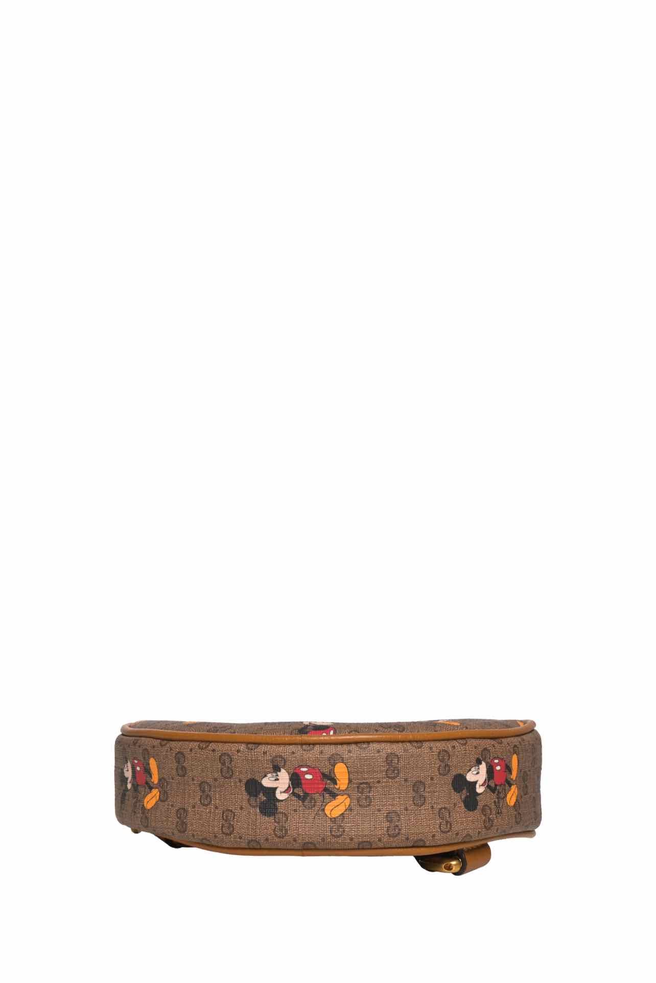 Gucci x Disney Mini Vintage GG Supreme Monogram Mickey Mouse Round BackPack - Image 4