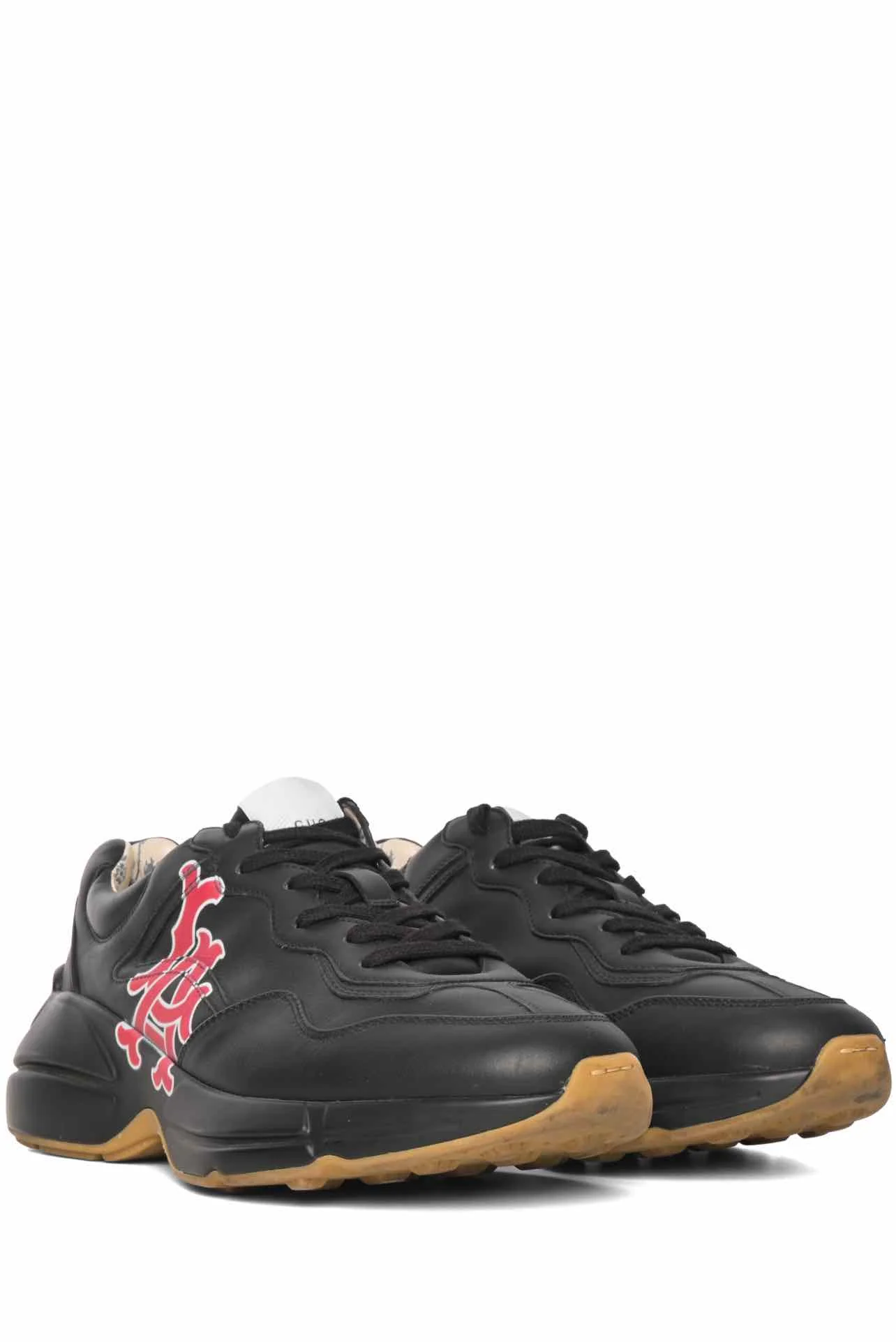 Gucci x MLB Men's Size 6 LA Dodgers Rhyton Calfskin Sneakers - Image 2