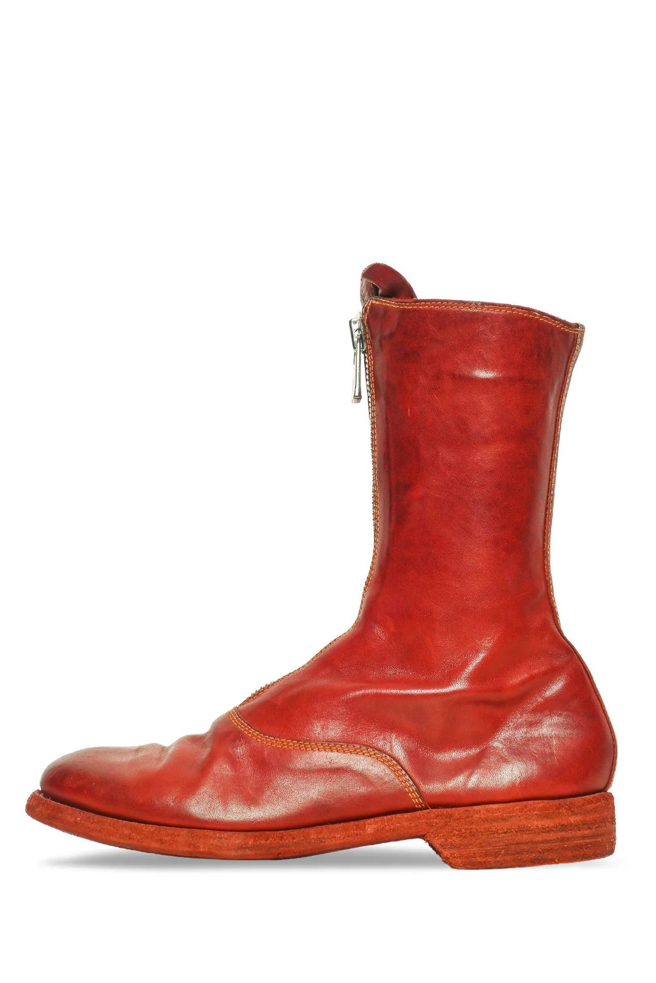 GUIDI Size 35 310 Front Zip Boots - Image 3