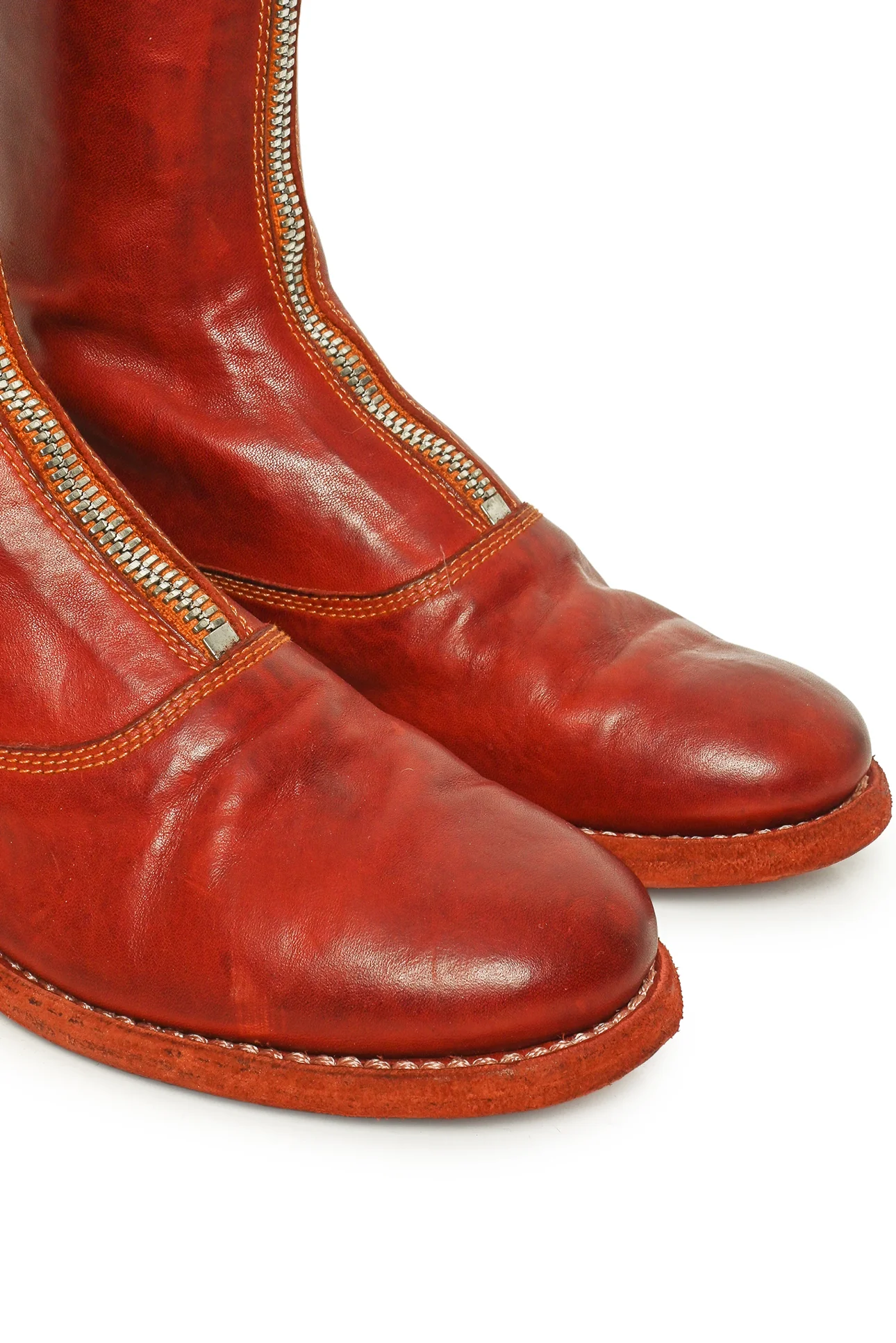 GUIDI Size 35 310 Front Zip Boots - Image 6