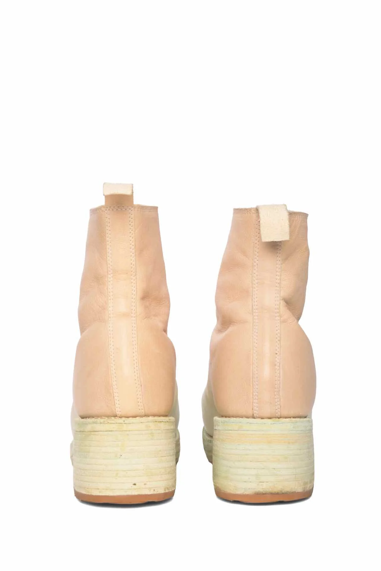GUIDI Size 36 Special Edition Ombre Leather Front Zip Ankle Boots - Image 4