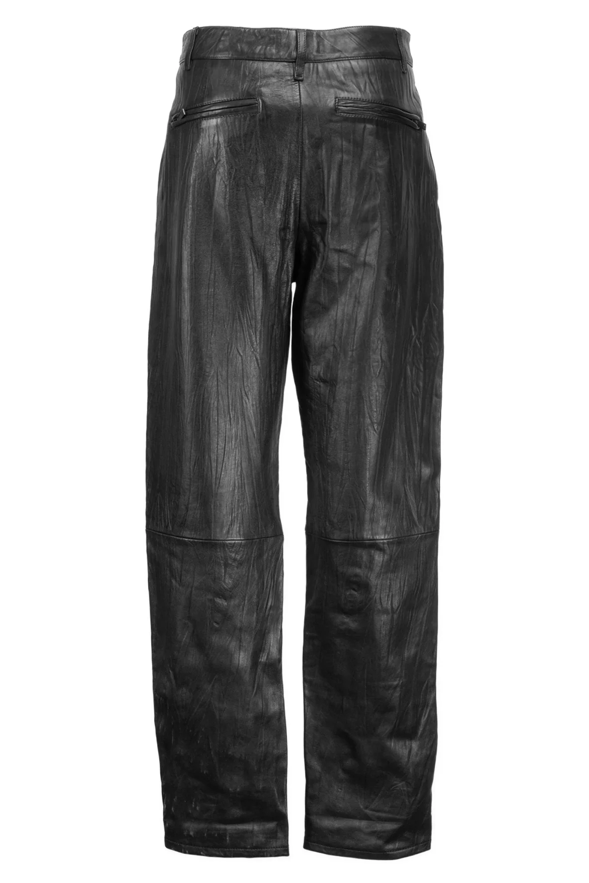 Han Kjobenhavn Size 40 Men's Leather Crinkle Pants - Image 2
