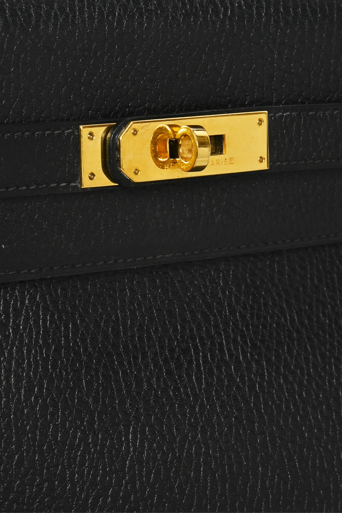 Hermes 1995 Kelly 35 Retourne in Ardennes Leather - Image 5