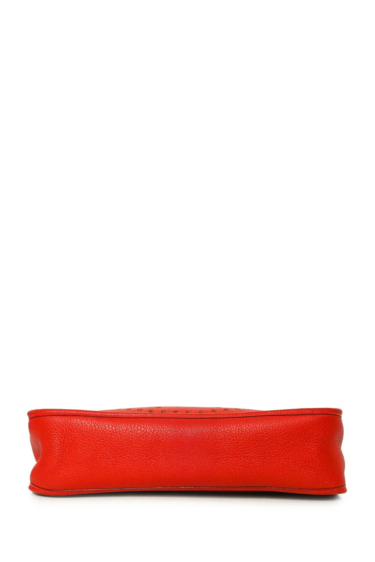 Hermes 2005 Red Taurillon Clemence Evelyne III PM Crossbody - Image 4