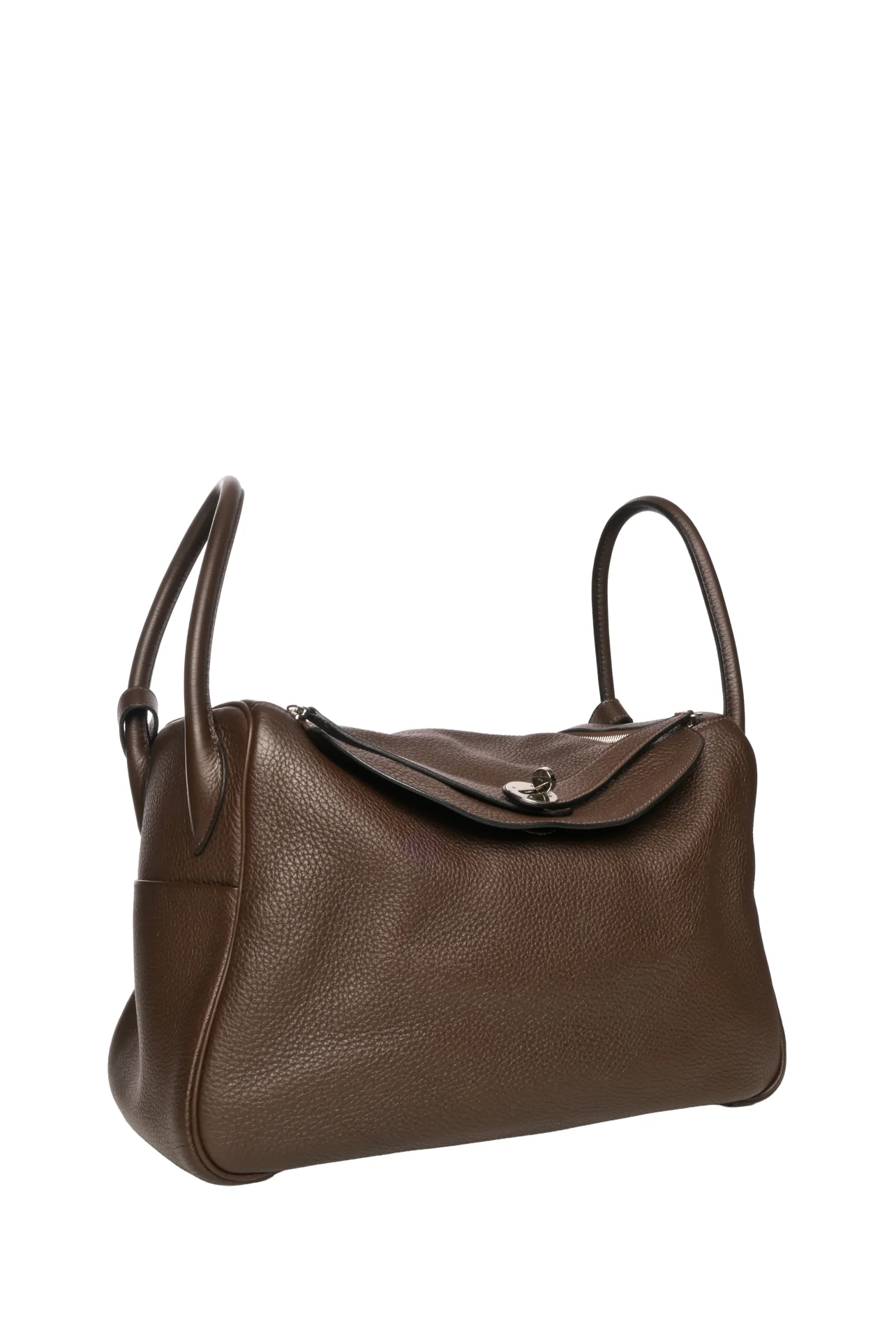 Hermes 2007 Taurillon Clemence Lindy 34 Shoulder Bag - Image 2