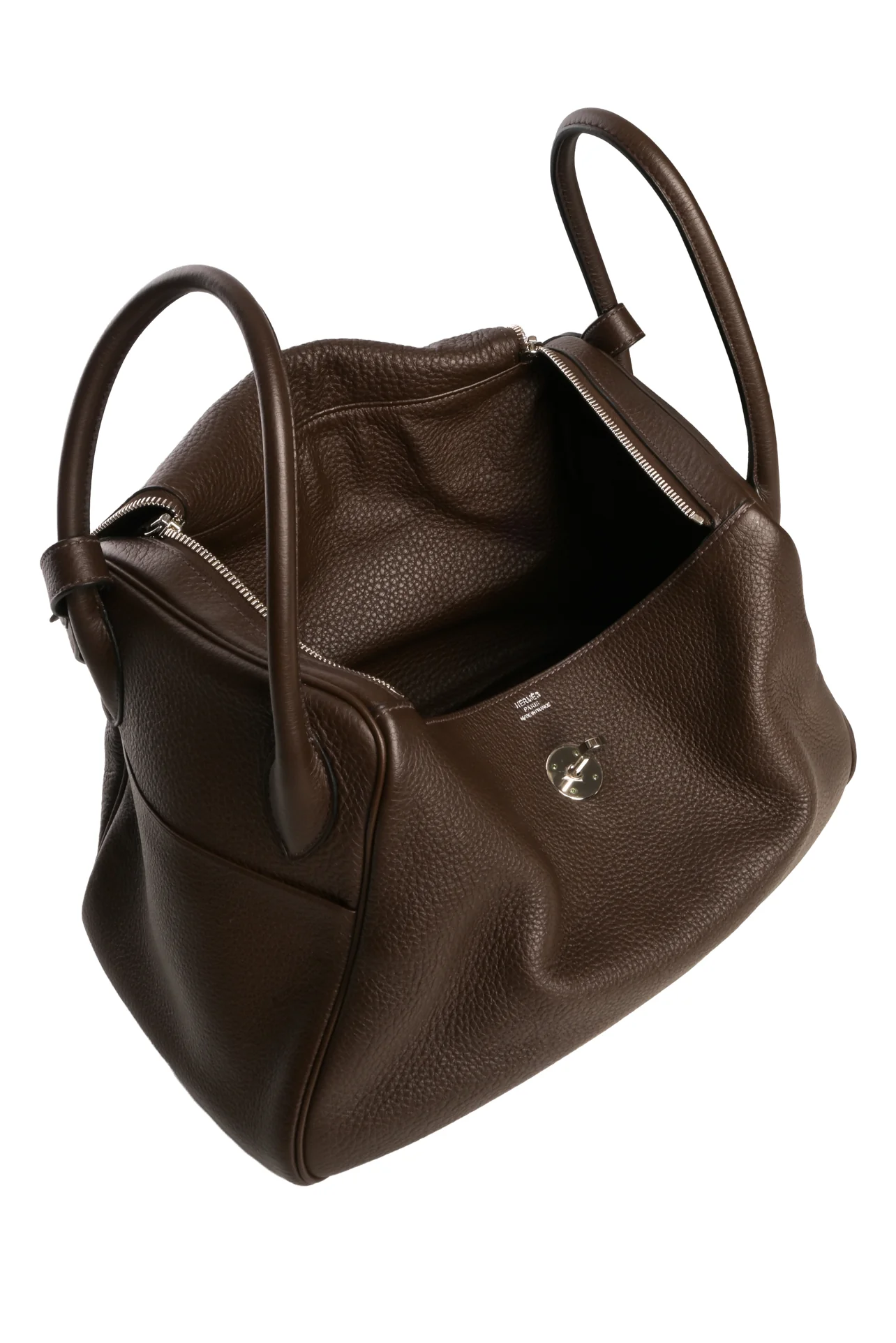 Hermes 2007 Taurillon Clemence Lindy 34 Shoulder Bag - Image 7