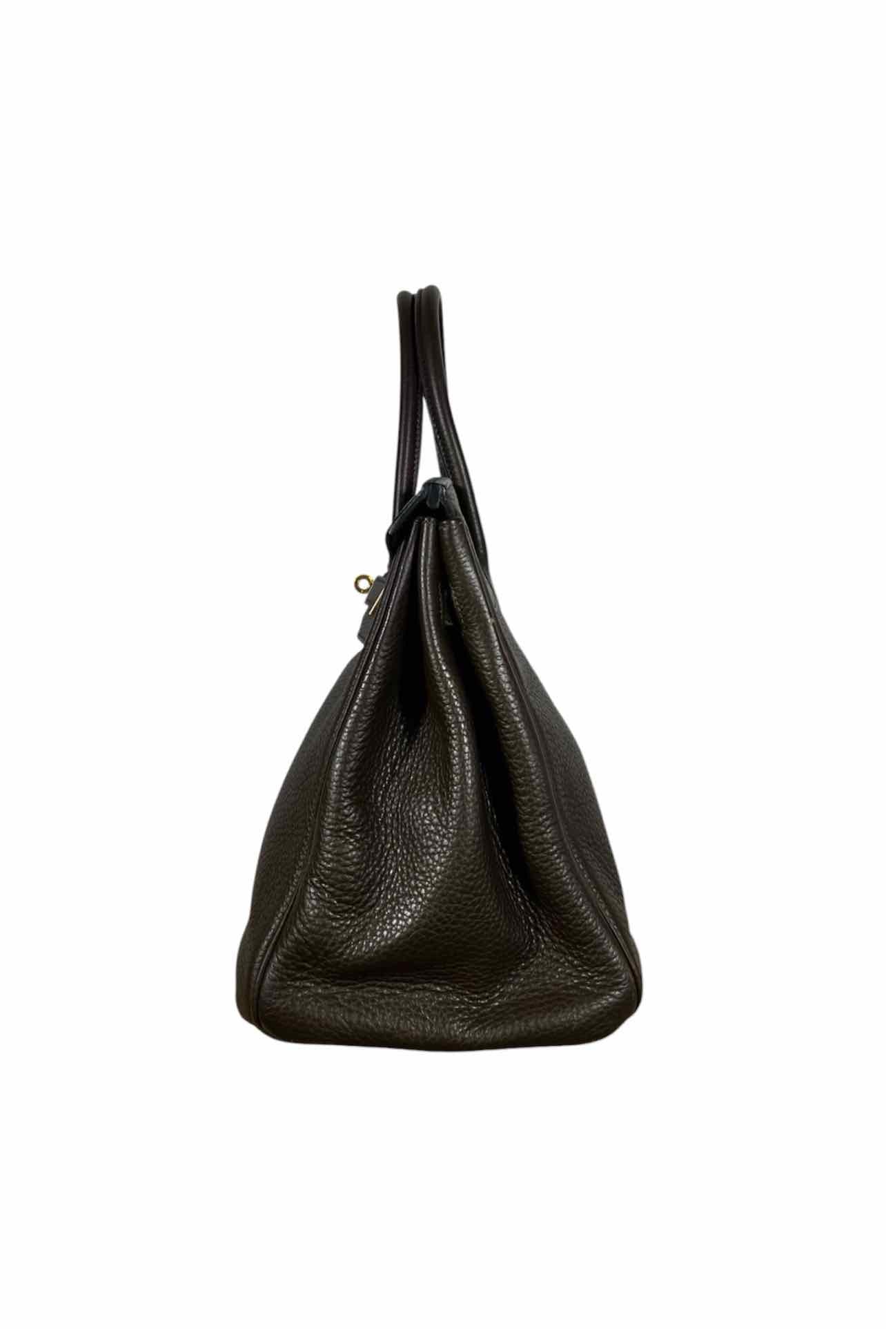 Hermes 2009 Clemence Leather Birkin 35 - Image 4