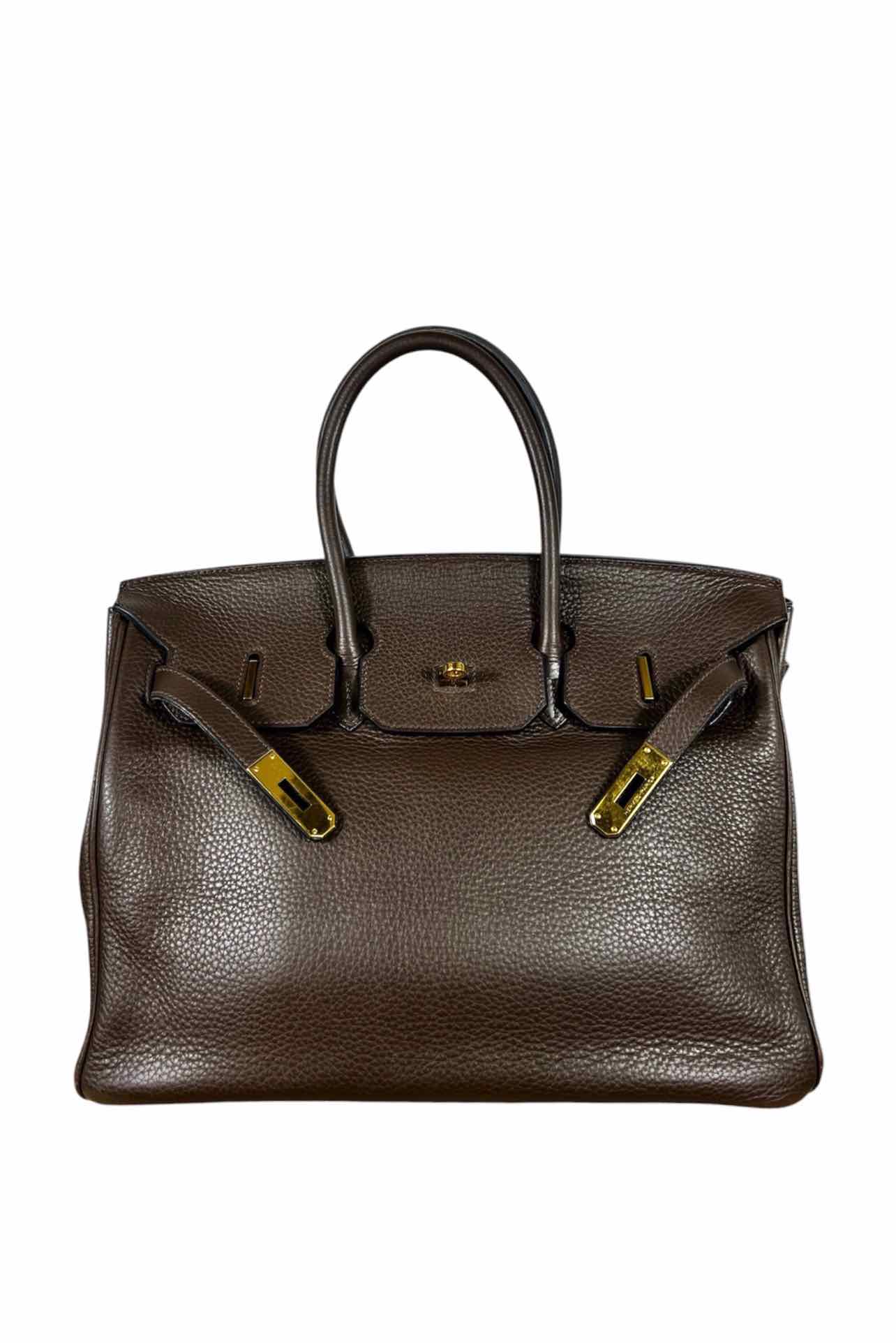 Hermes 2009 Clemence Leather Birkin 35 - Image 6