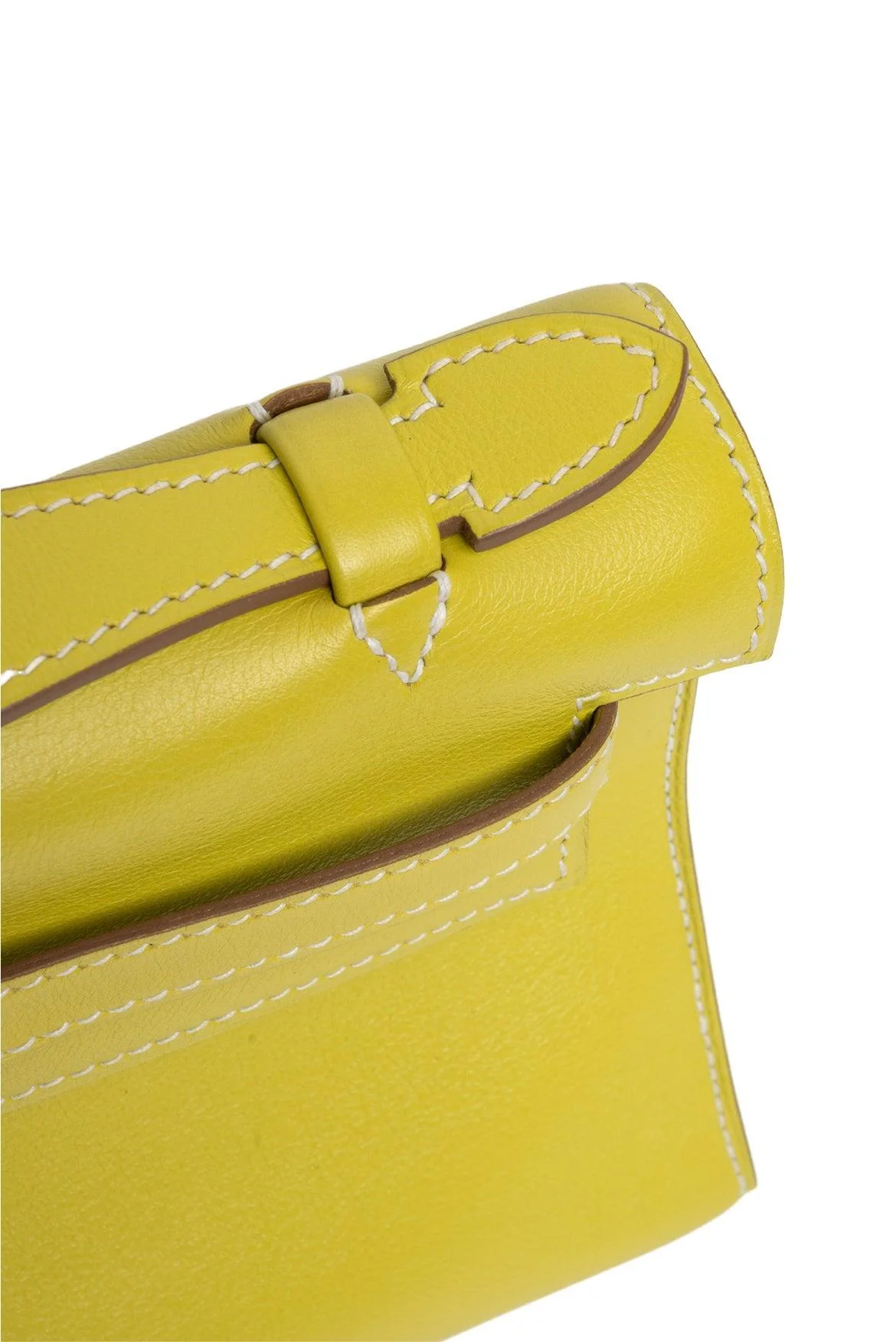 Hermes 2011 Swift Leather Kelly Pochette Clutch - Image 7