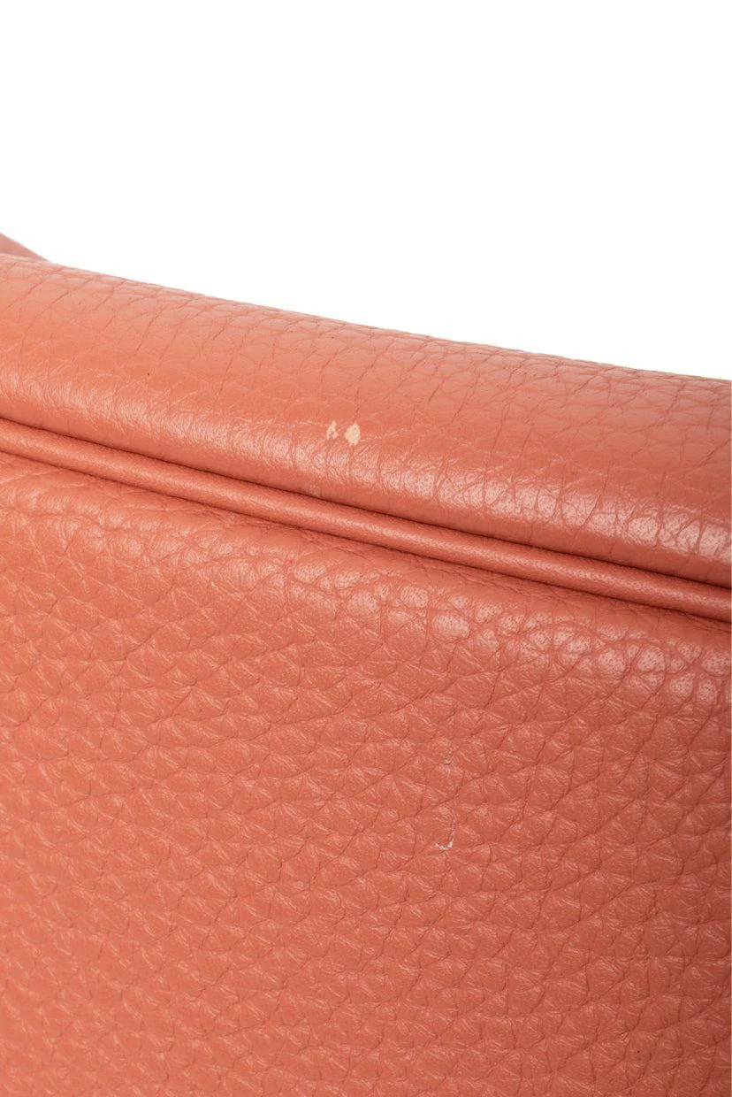Hermes 2013 Peach Crevette Togo Leather Birkin 35 Retourne - Image 5